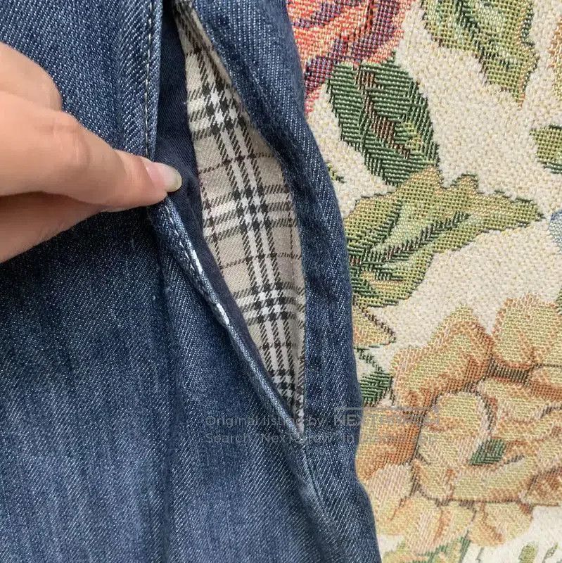 Burberry Burberry Blue Cotton Women's Dress. Size S / US 4 / IT 40 - 4 Thumbnail