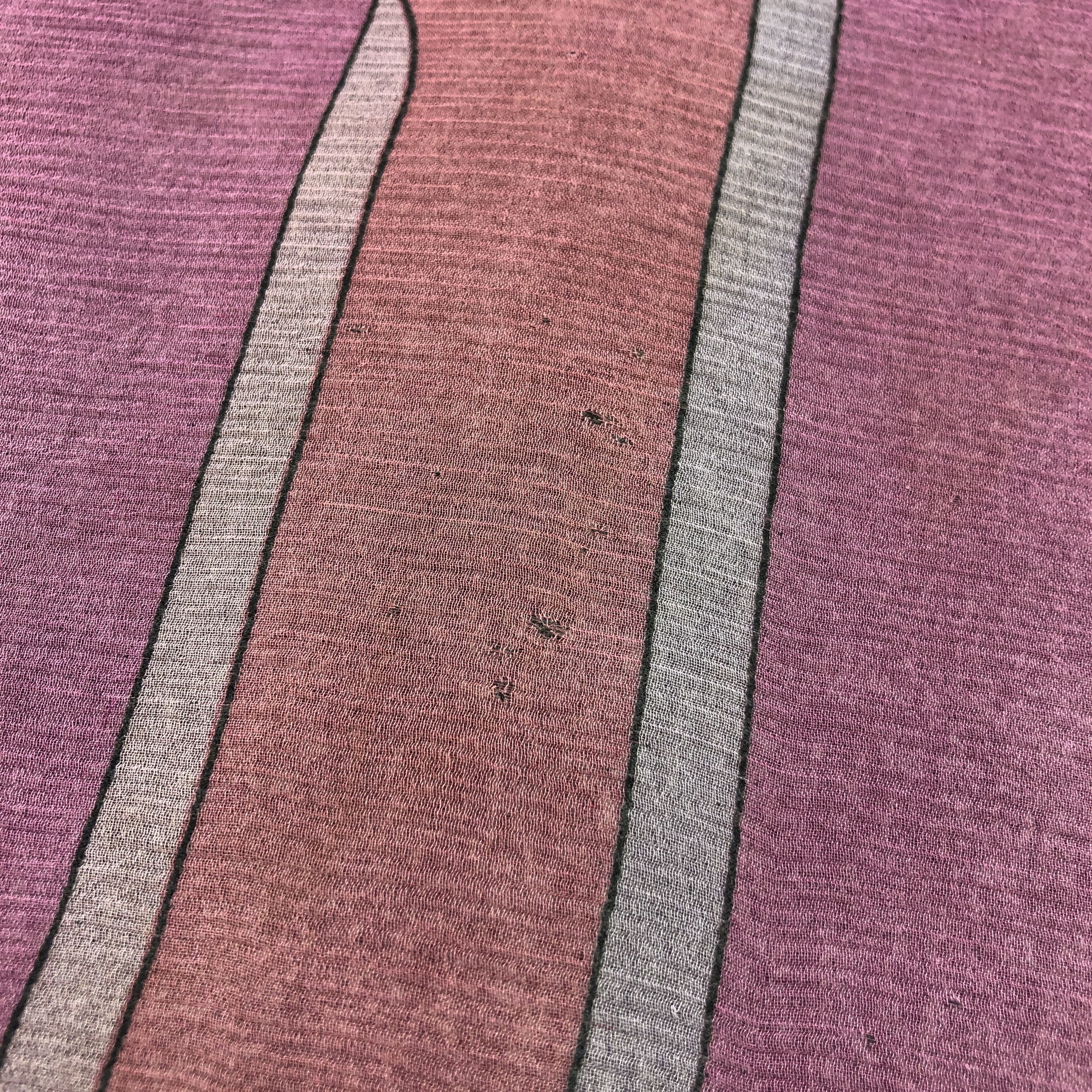 Pierre Cardin Vintage Pierre Cardin Abstract Hand Rolled Silk Scarf M1357 Size ONE SIZE - 8 Thumbnail