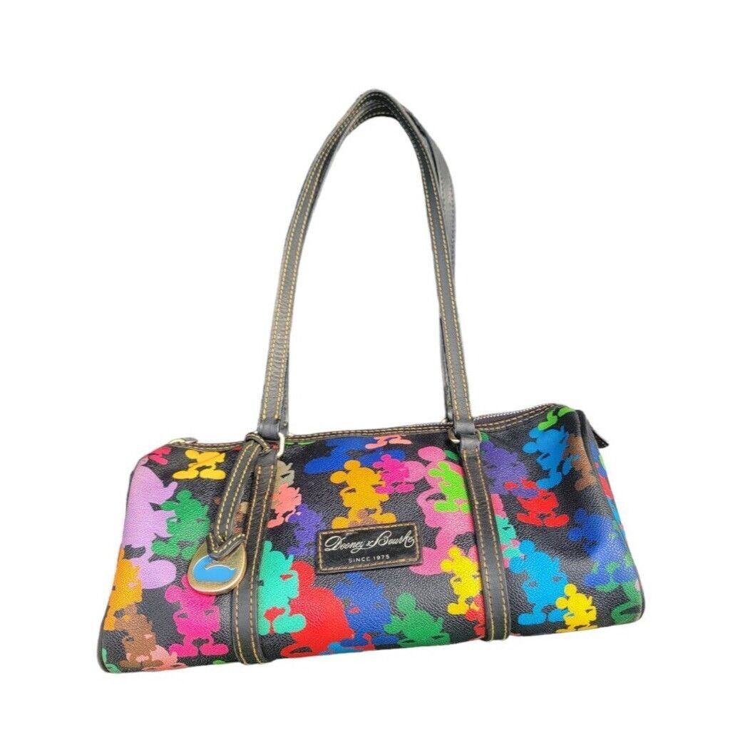 image of Dooney Bourke Dooney And Bourke Mickey Mouse Purse Black Silhouette Papill, Women's