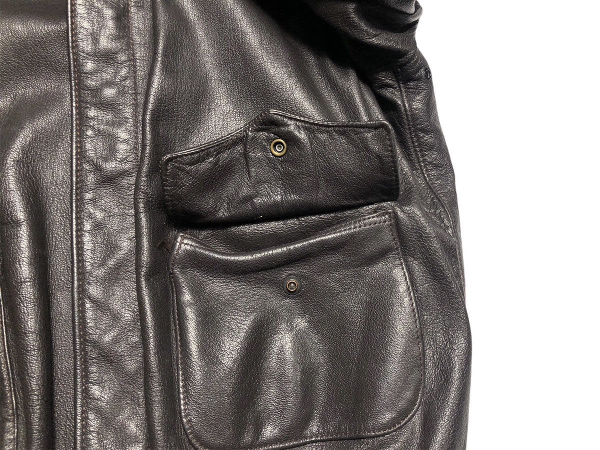 Other Vintage US A-2 army flyers leather jacket Size US M / EU 48-50 / 2 - 6 Thumbnail