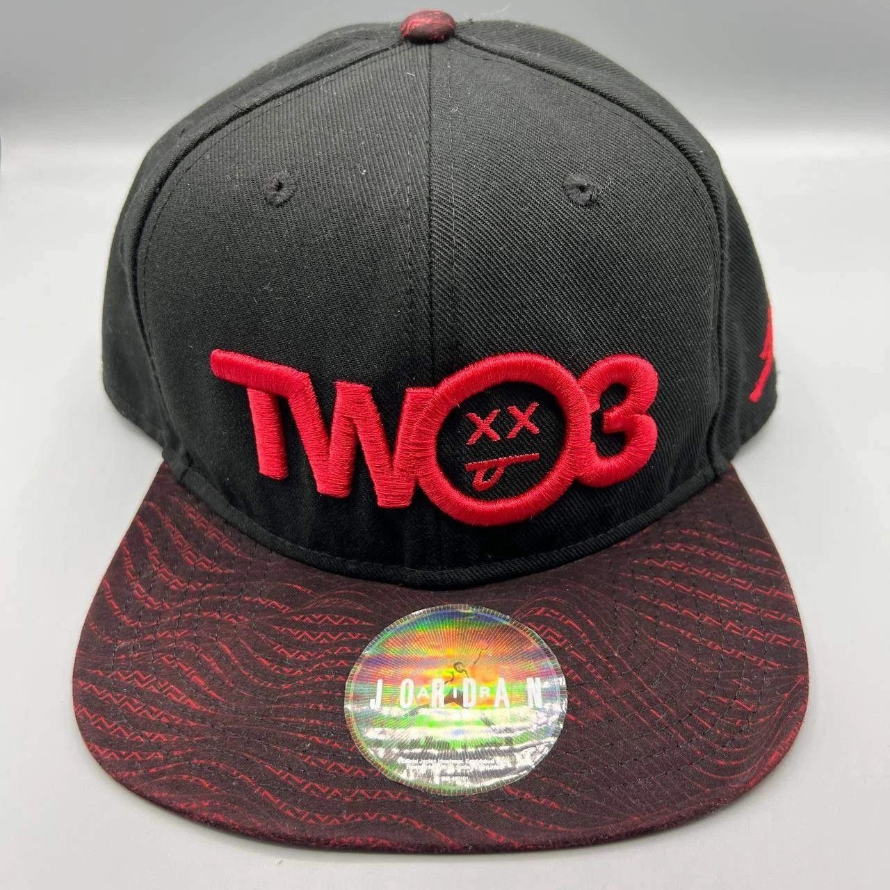 Jordan Brand Air Jordan Hat Men Flu Game Embroidered Snap Back Cap Size ONE SIZE - 1 Thumbnail