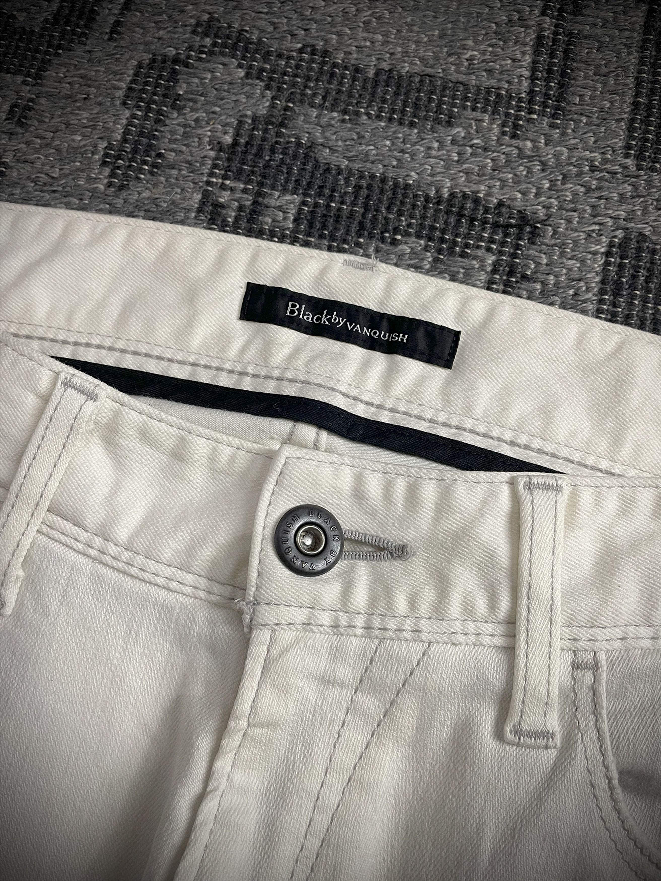 Vanquish Black By Vanquish Skinny Biker Jeans Size US 33 - 5 Thumbnail