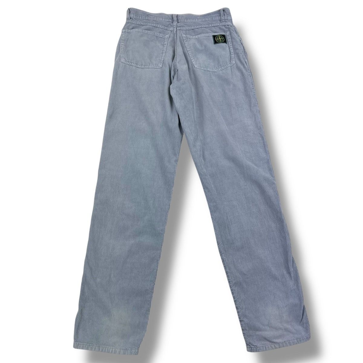 Stone Island Stone Island Green Edge Blue Corduroy Trousers Size US 28 / EU 44 - 2 Thumbnail