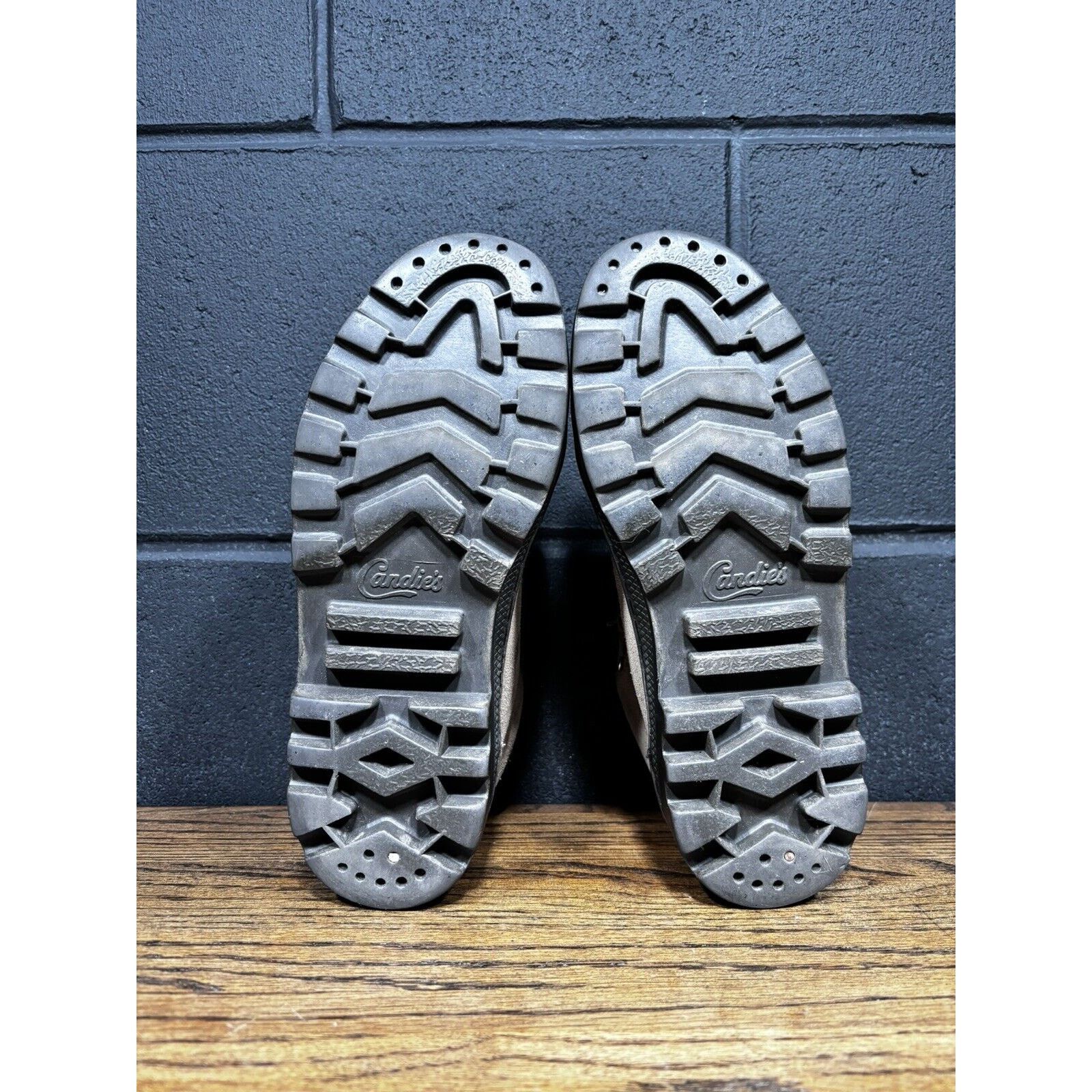 Other Y2K 90’s VTG Candie’s Take-A-Hike Brown Suede Platform Shoes Size US 7 / IT 37 - 8 Thumbnail