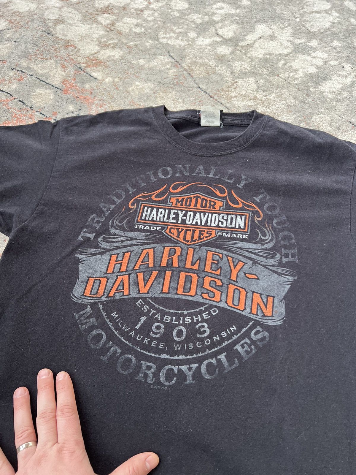 Harley Davidson × Vintage Harley-Davidson Mother Road Kingman Arizona Tee Size US L / EU 52-54 / 3 - 3 Thumbnail