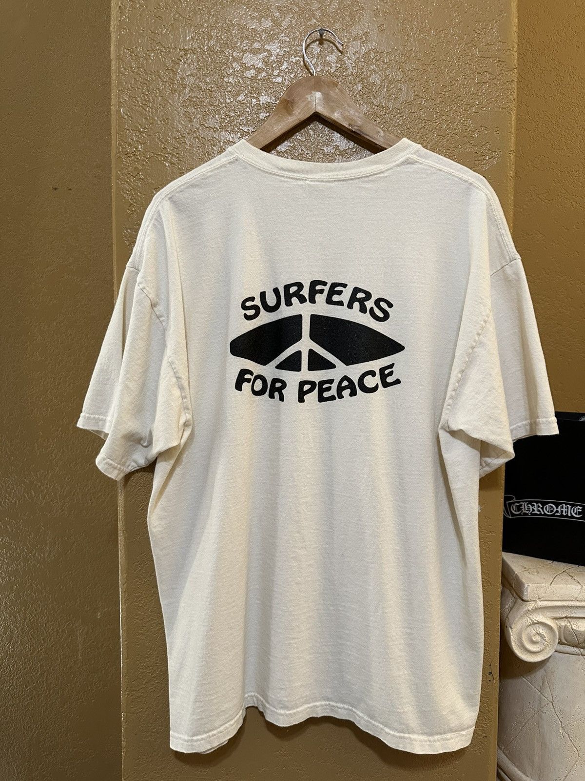 Vintage 🏄 vintage Surfers For Peace tee shirt xl Size US XL / EU 56 / 4 - 1 Thumbnail