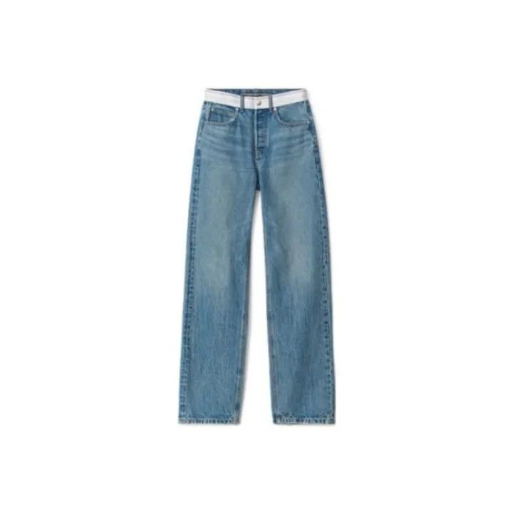 Alexander Wang Alexander Wang FW22 High-Waisted Denim Pants 0079 Size 24" / US 00 / IT 34 - 1 Thumbnail