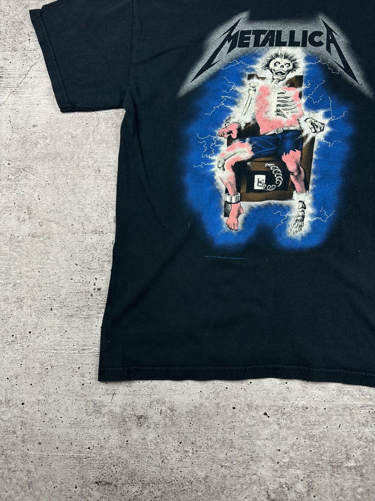 Band Tees 2007 Metallica Ride The Lightning Double Sided T Shirt Size US M / EU 48-50 / 2 - 21 Thumbnail