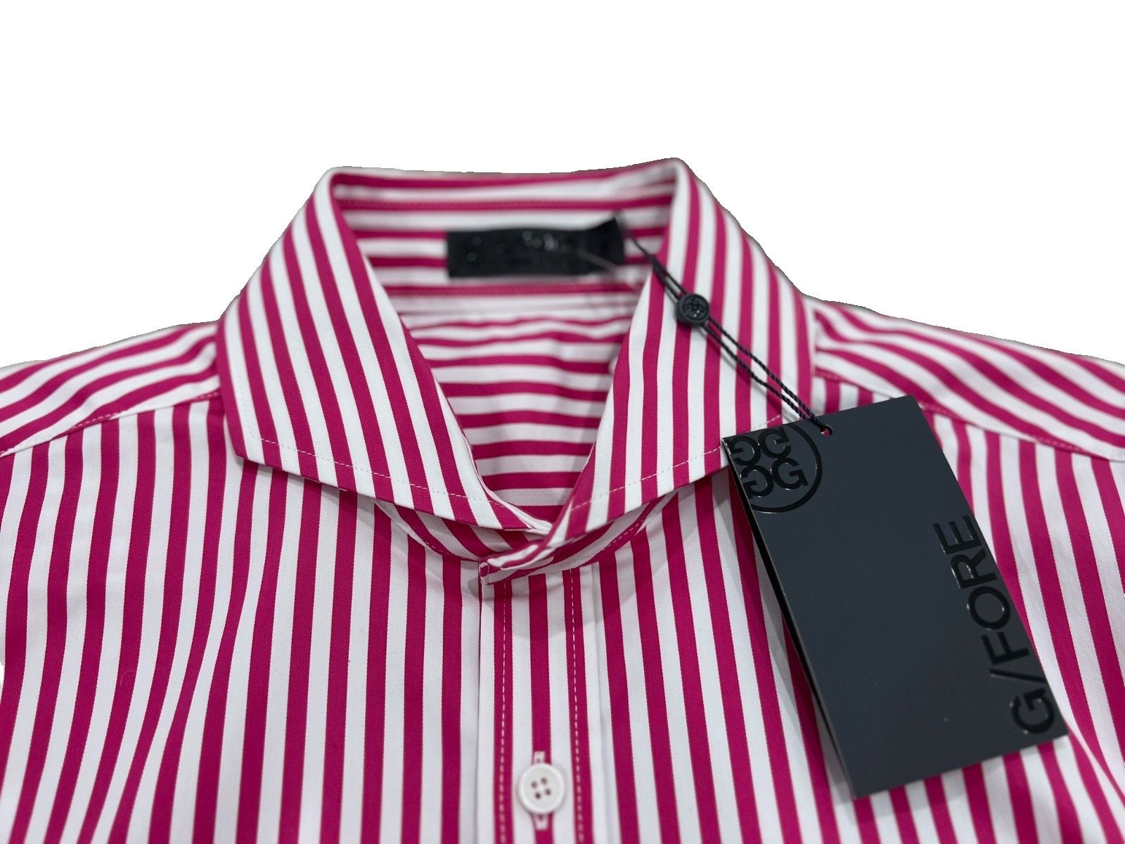 G/FORE G/FORE Striped Skull Embroidered Button Shirt Pink White S Size US S / EU 44-46 / 1 - 2 Thumbnail
