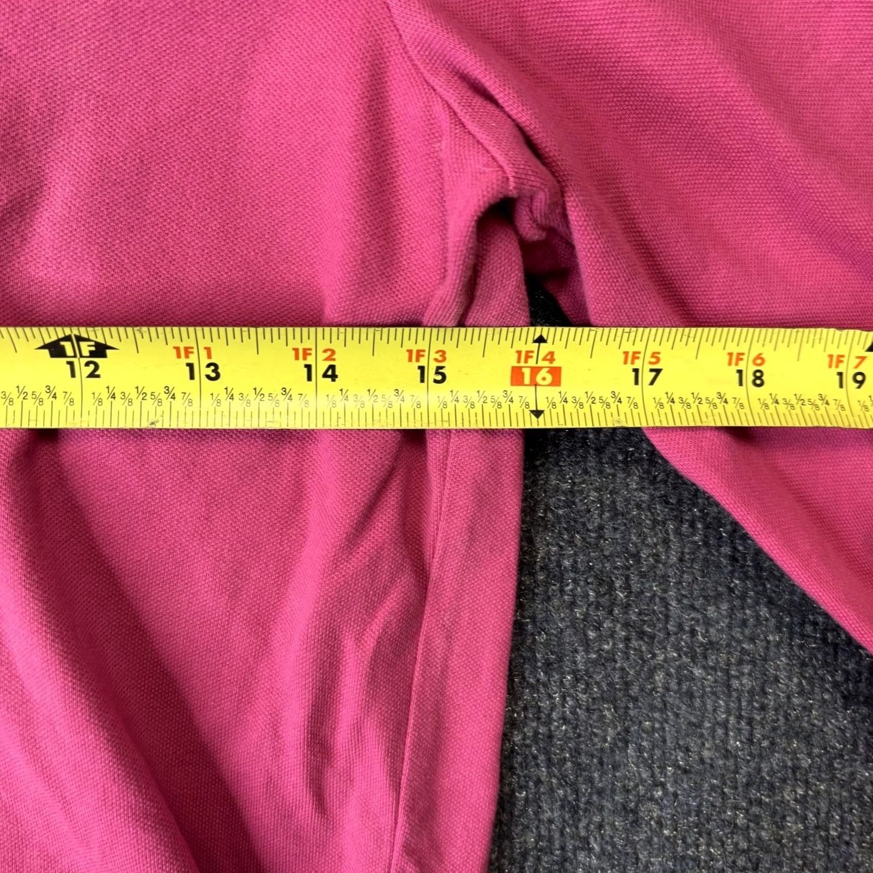 Tommy Hilfiger Tommy Hilfiger Womens Medium Pink 3/4 Sleeve Polo Top Casual Preppy Shirt Size M / US 6-8 / IT 42-44 - 4 Thumbnail