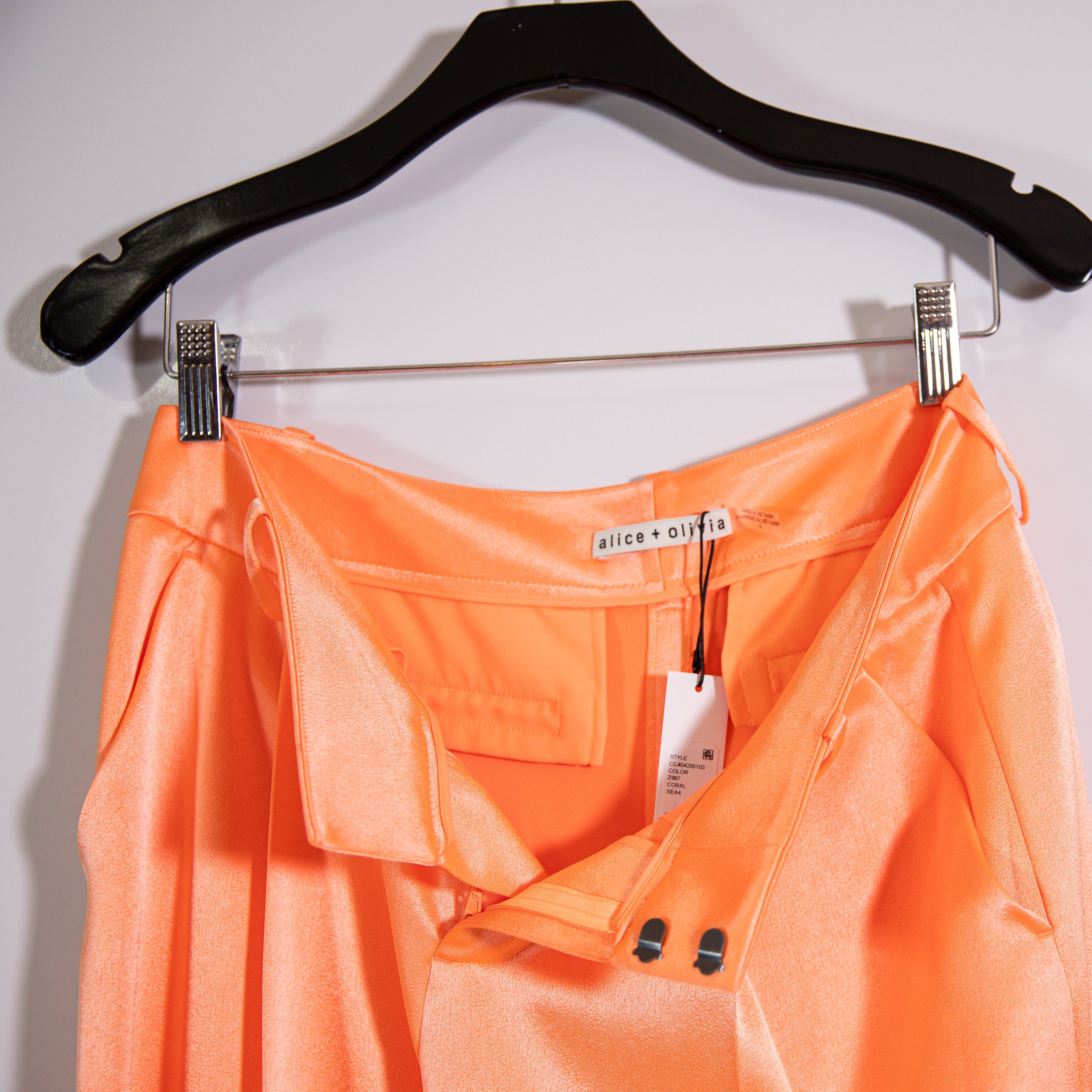 Alice + Olivia NEW Alice + Olivia Eric Low Rise Wide Leg Size 27" / US 4 / IT 40 - 2 Thumbnail