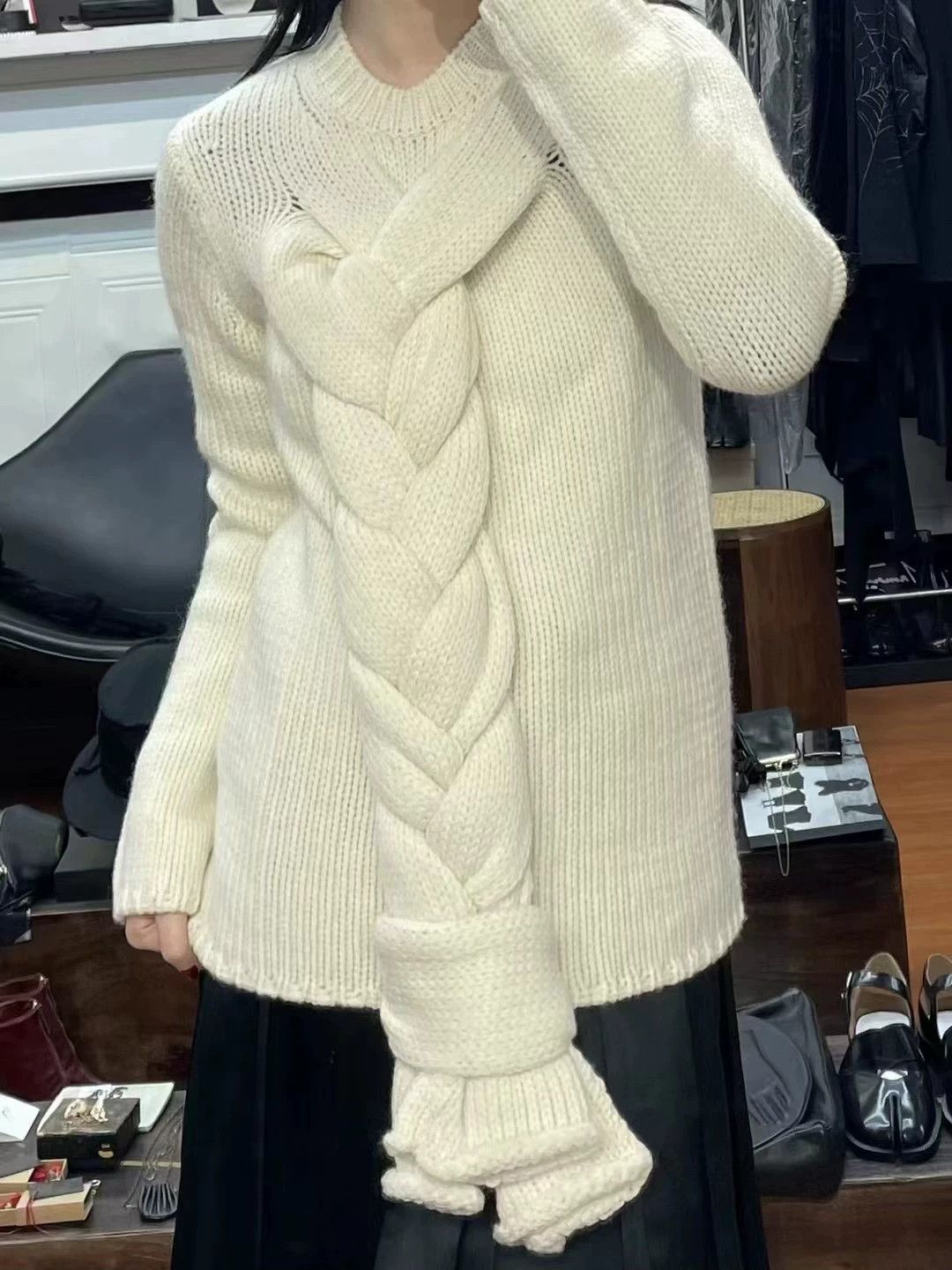 Comme des Garcons Comme Des Garcons Braided Sweater New Size M / US 6-8 / IT 42-44 - 6 Thumbnail