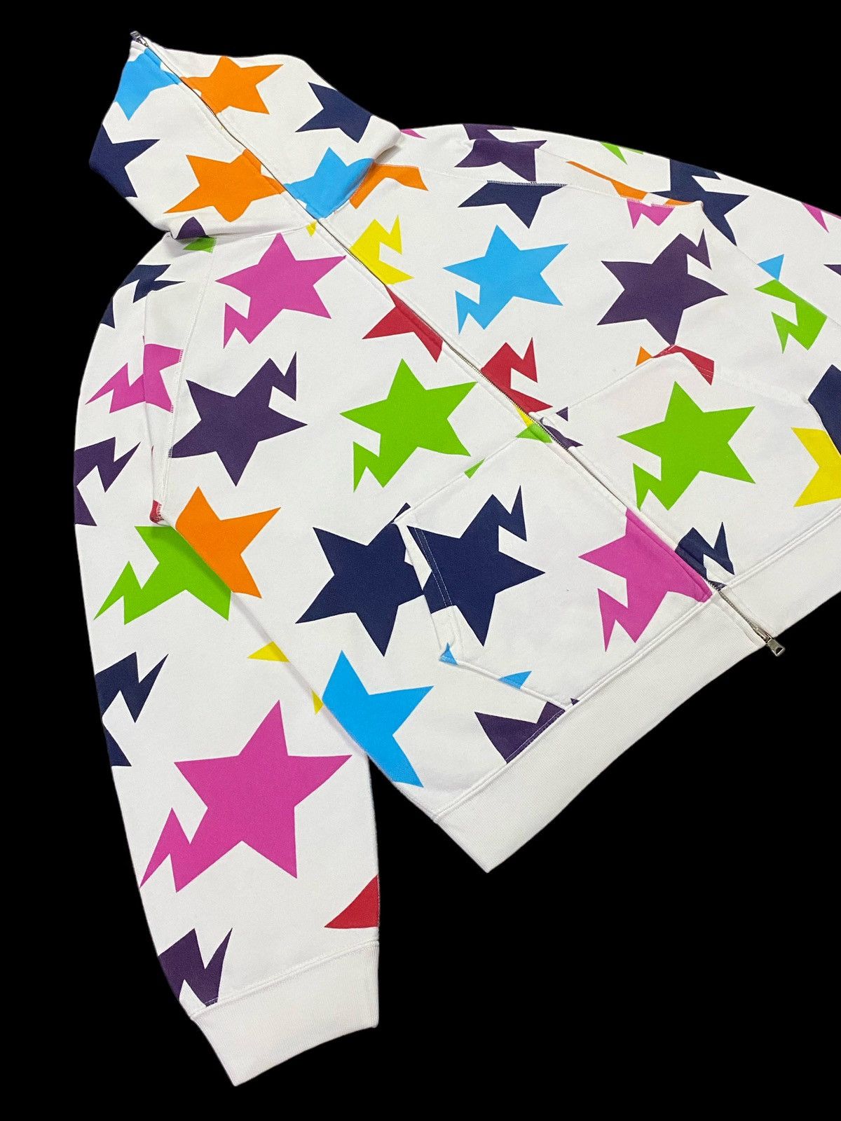 Bape Bape Sta Pattern Full Zip Hoodie Size US L / EU 52-54 / 3 - 20 Thumbnail