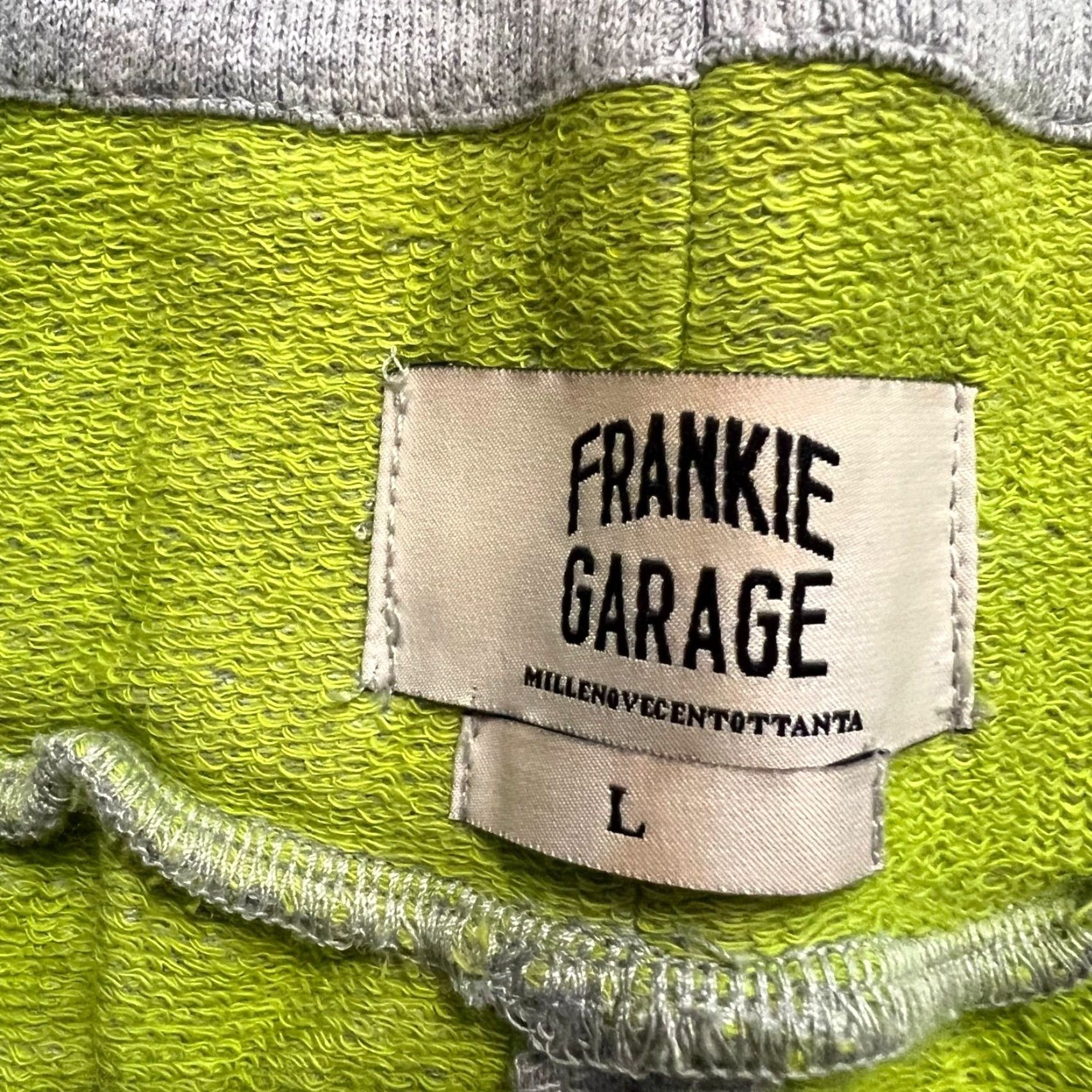 Garage Frankie Garage Pants Mens Large Gray Sweatpants Lounge Spellout Size US 33 - 6 Thumbnail