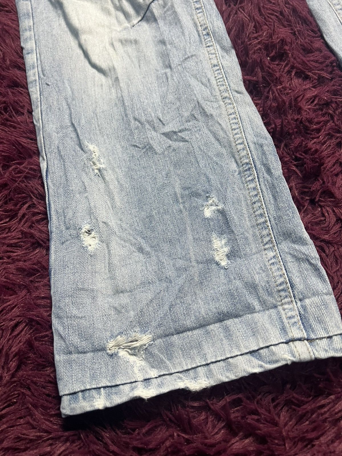Desigual Desigual Men's Distressed Denim Jeans (47) Size US 38 / EU 54 - 6 Thumbnail