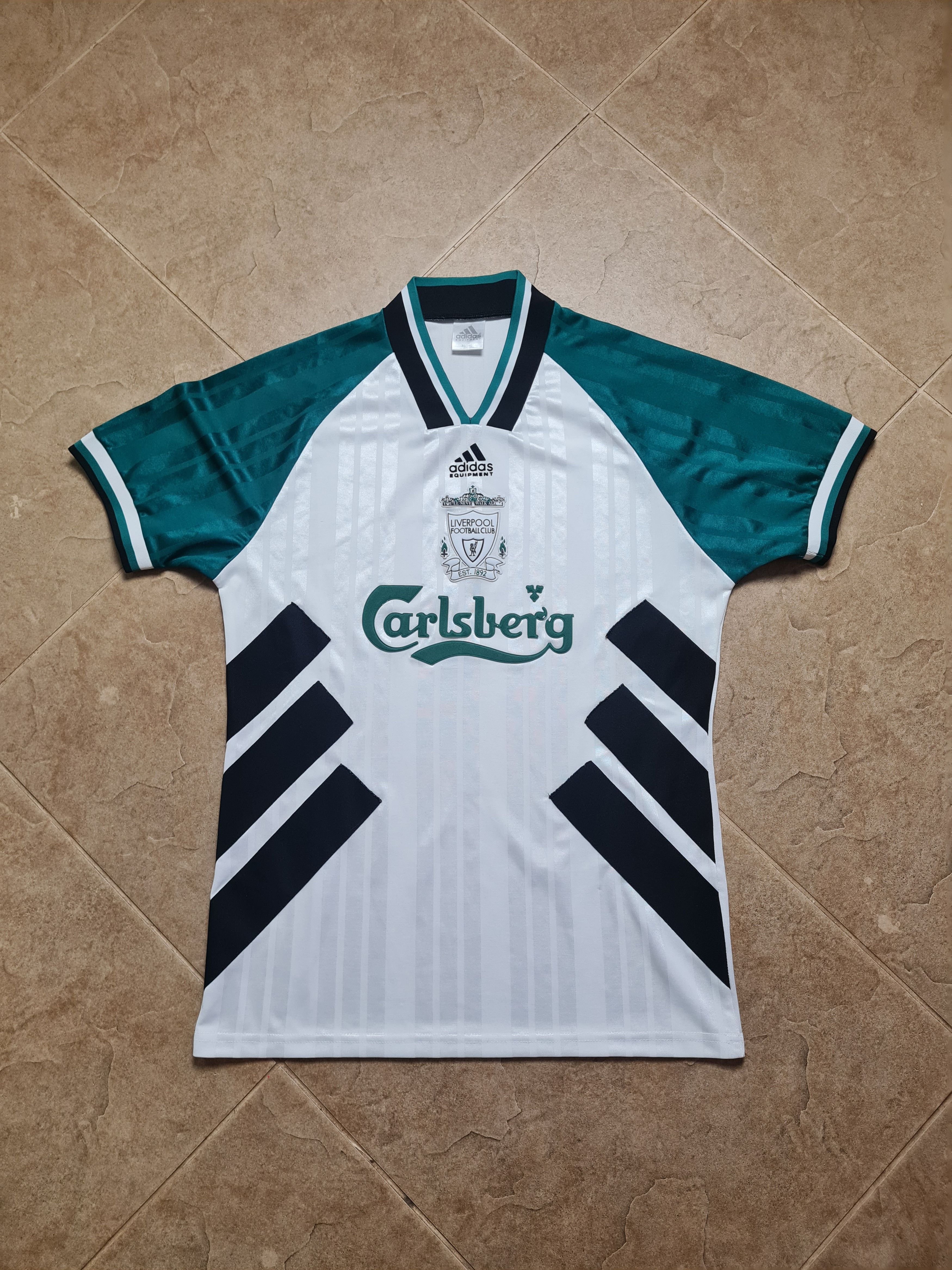 Adidas Football Jersey Liverpool Adidas 1993/1994 Away Soccer Shirt Size US S / EU 44-46 / 1 - 1 Thumbnail