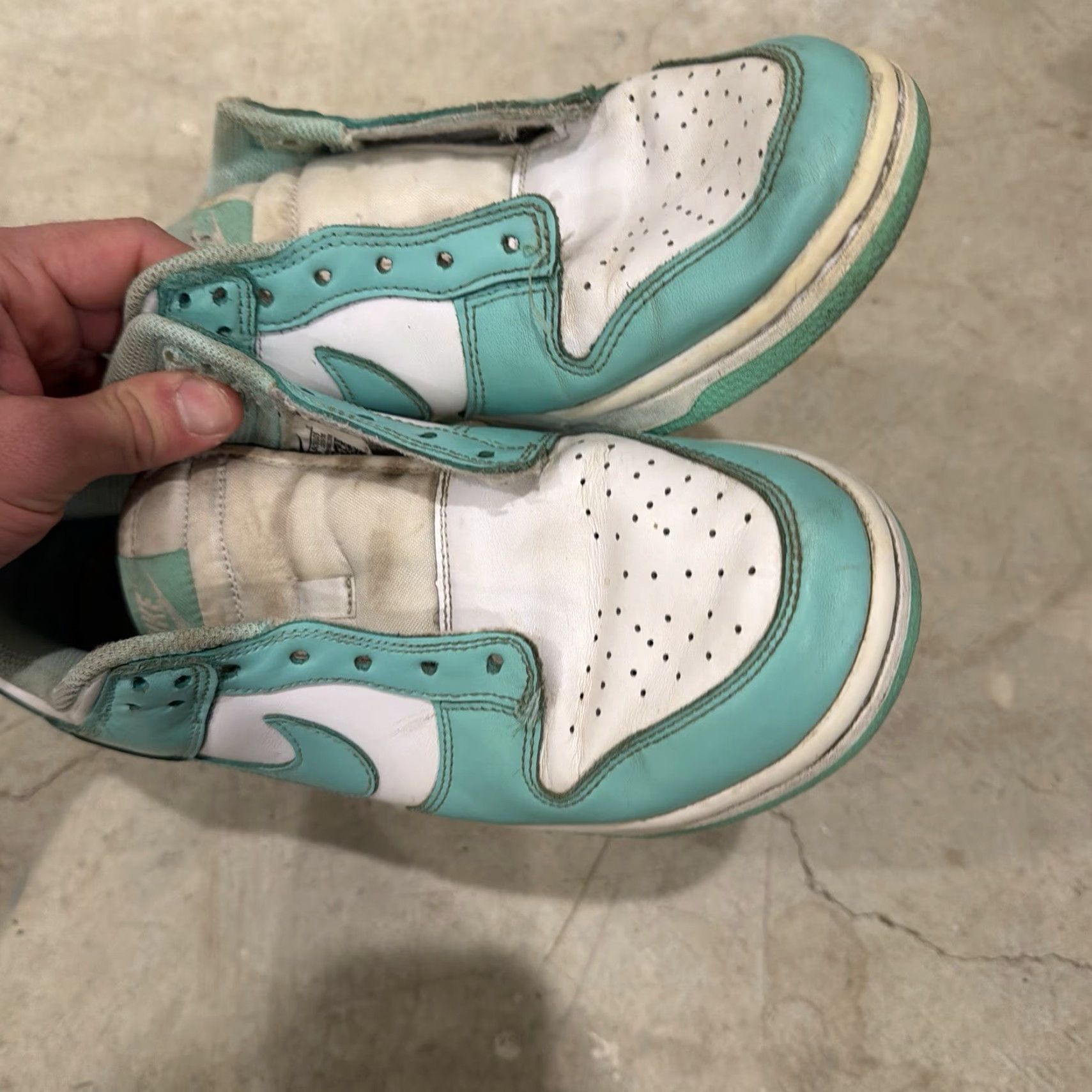 Nike Nike Dunk Low Women 9.5 Green Glow Sneakers Size US 10 / IT 40 - 7 Thumbnail