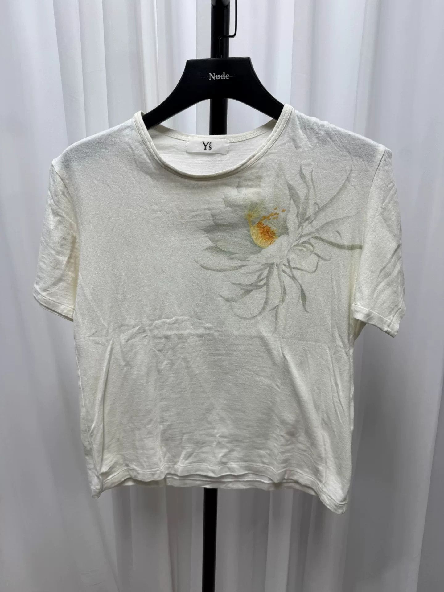 Yohji Yamamoto Yohji Yamamoto Floral Short Sleeve Tee Size US L / EU 52-54 / 3 - 1 Thumbnail