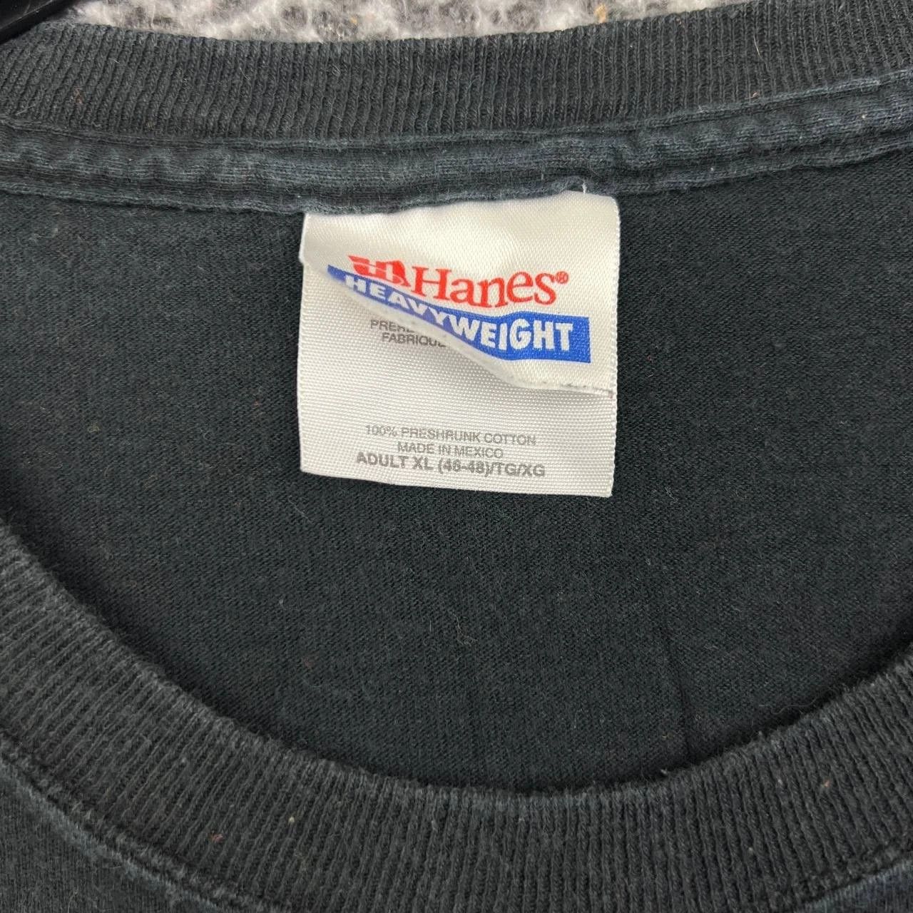 Hanes Black Belt Academy Shirt Men XL Hanes Crew Neck Cotton L Size US L / EU 52-54 / 3 - 4 Thumbnail