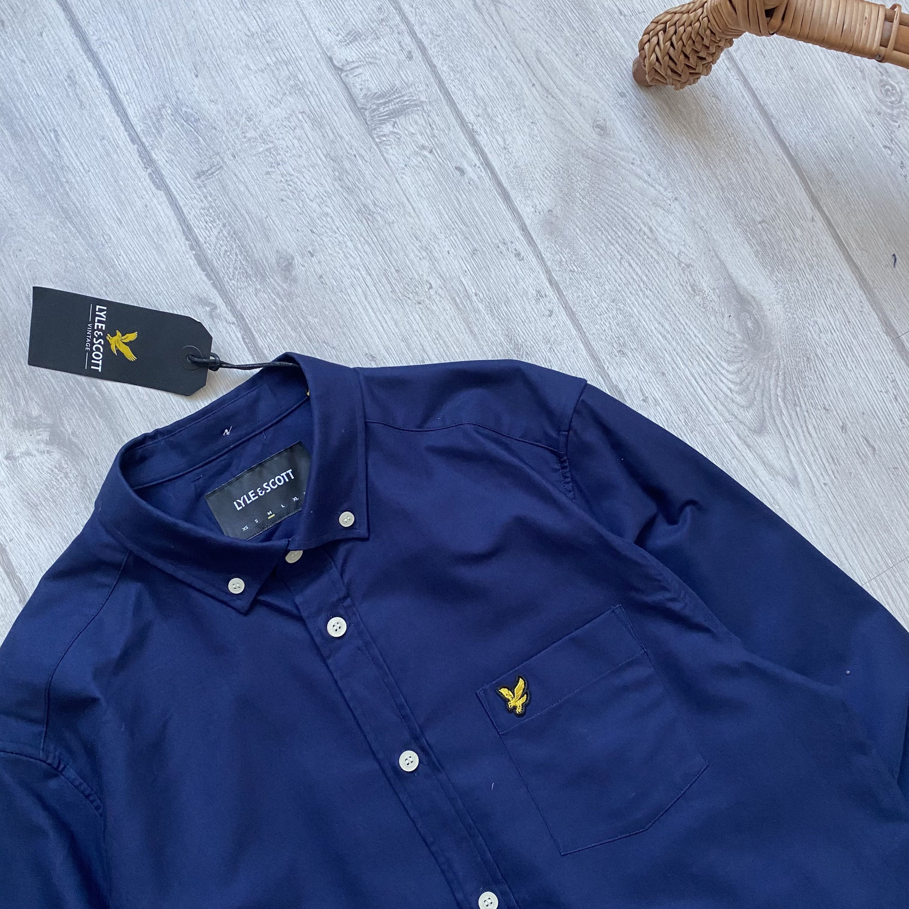 Lyle & Scott 🦅 RRP 120$ Lyle & Scott Vintage Oxford Classic Shirt Size US M / EU 48-50 / 2 - 3 Thumbnail