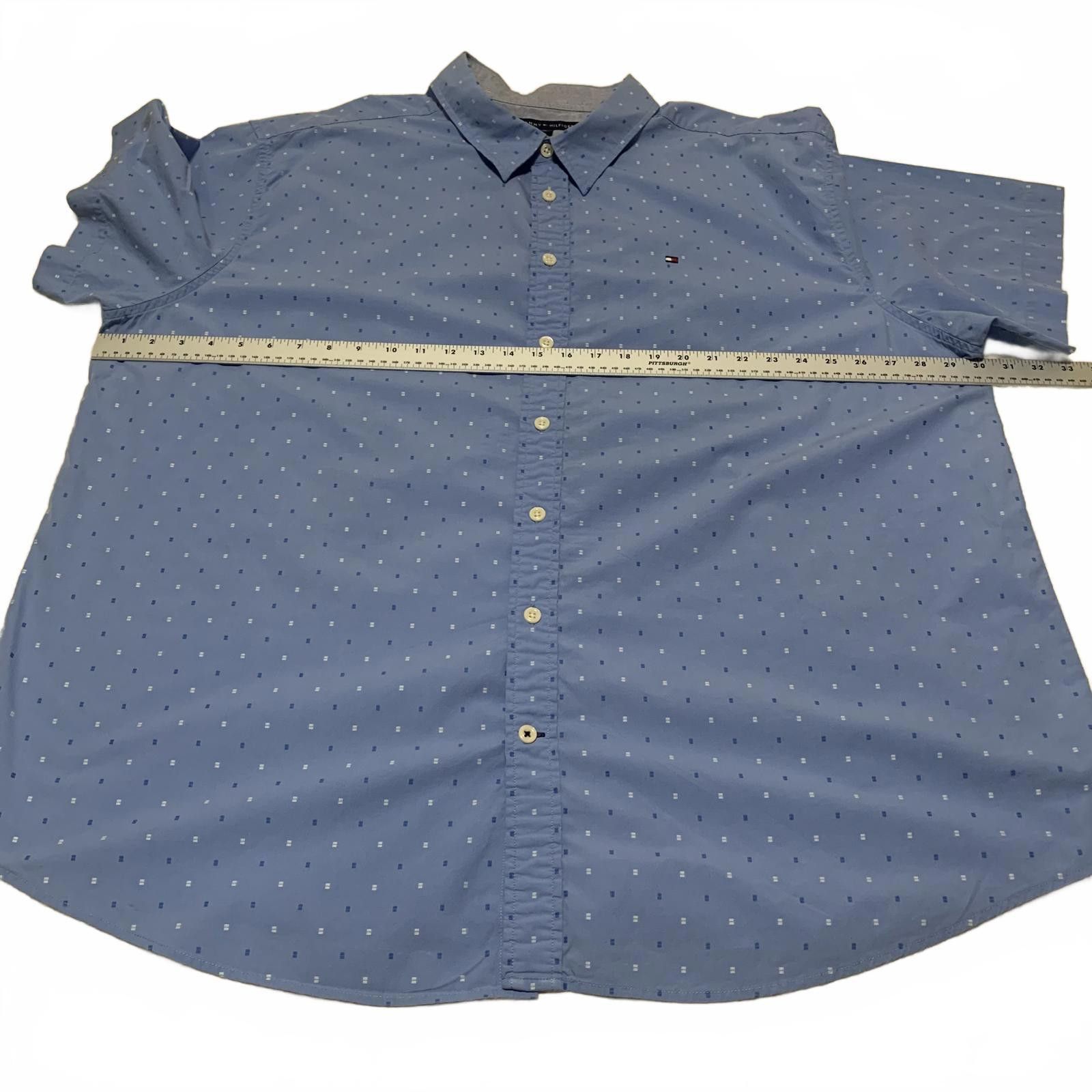 Tommy Hilfiger Tommy Hilfiger Men's Size 3XL Blue Casual Button-Down Shirt Size US XXL / EU 58 / 5 - 6 Thumbnail