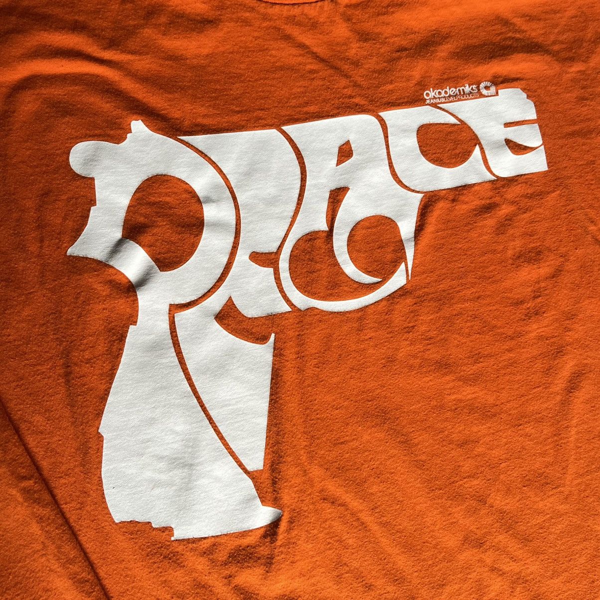 Akademiks Vintage 2000s Akademiks Peace Gun Graphic Longsleeve T Shirt Size US XXL / EU 58 / 5 - 3 Thumbnail