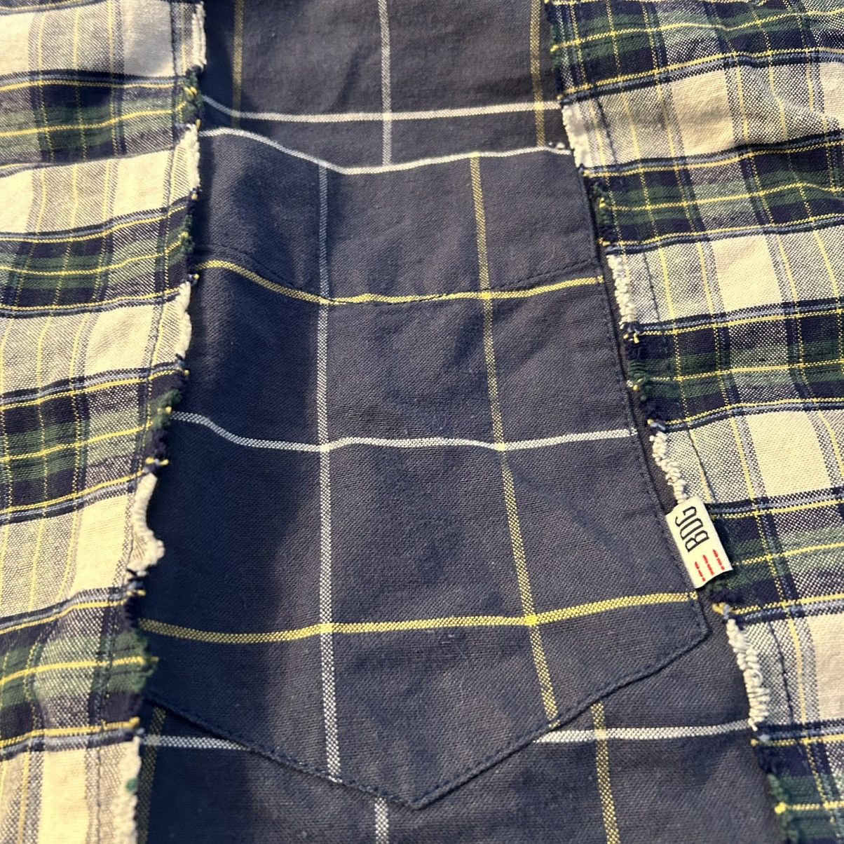 Bdg BDG Urban Outfitters Robbie Spliced Plaid Flannel oversized Size L / US 10 / IT 46 - 3 Thumbnail