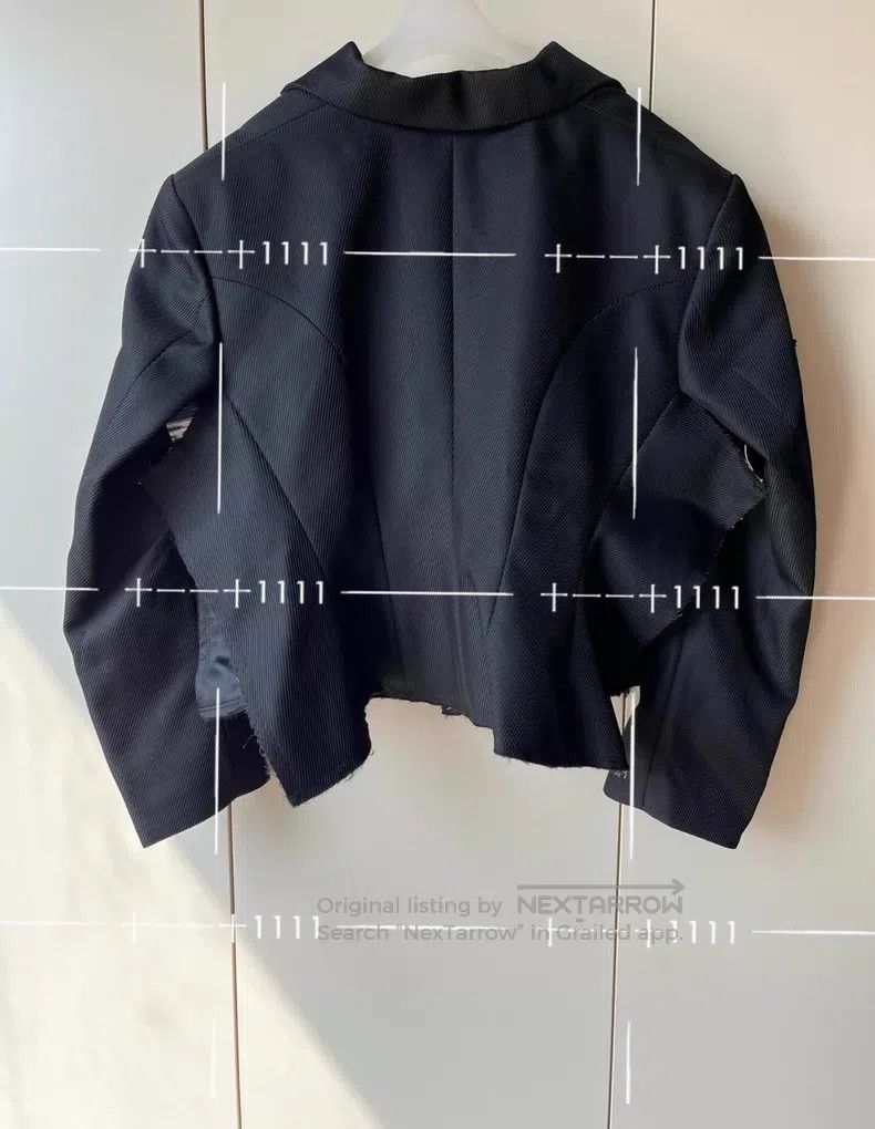Comme des Garcons Comme des Garcons Patched polyester long-sleeve jacket Size XS / US 0-2 / IT 36-38 - 2 Thumbnail