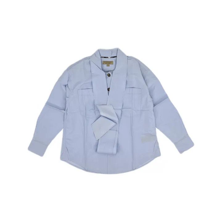 Burberry Burberry Stylish Solid Color Button-Up Shirt Size US S / EU 44-46 / 1 - 1 Thumbnail