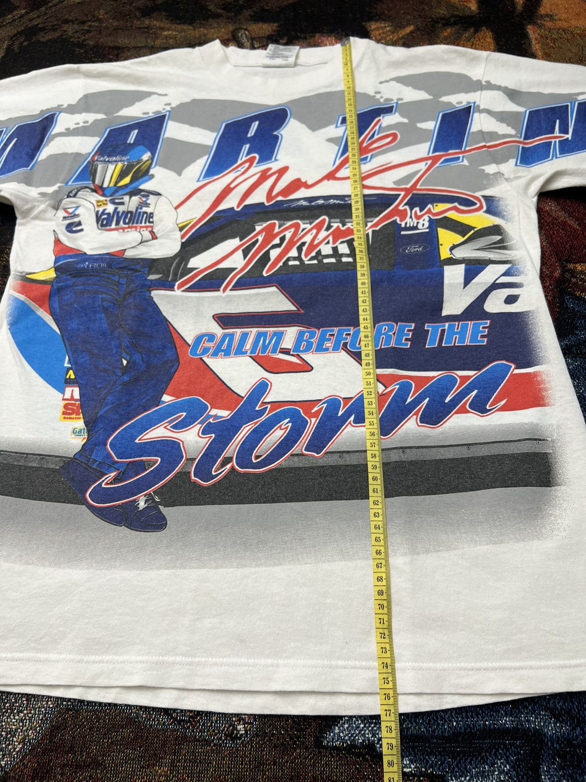 NASCAR Vintage NASCAR Mark Martin Valvoline AOP Tee Size US L / EU 52-54 / 3 - 7 Thumbnail