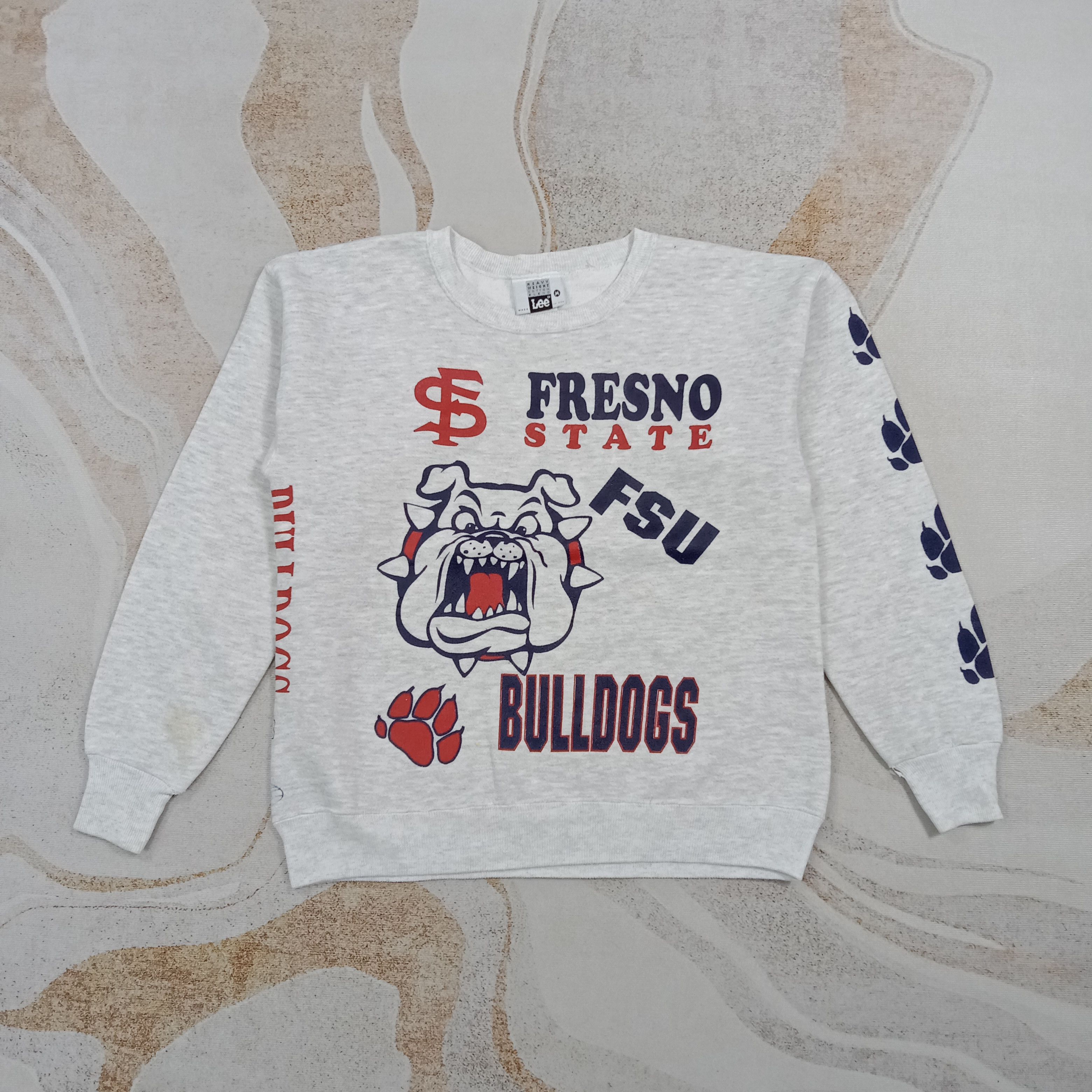 Japanese Brand 90's Fresno State Bulldogs Football team Sweatshirt C271N12 Size US M / EU 48-50 / 2 - 1 Thumbnail