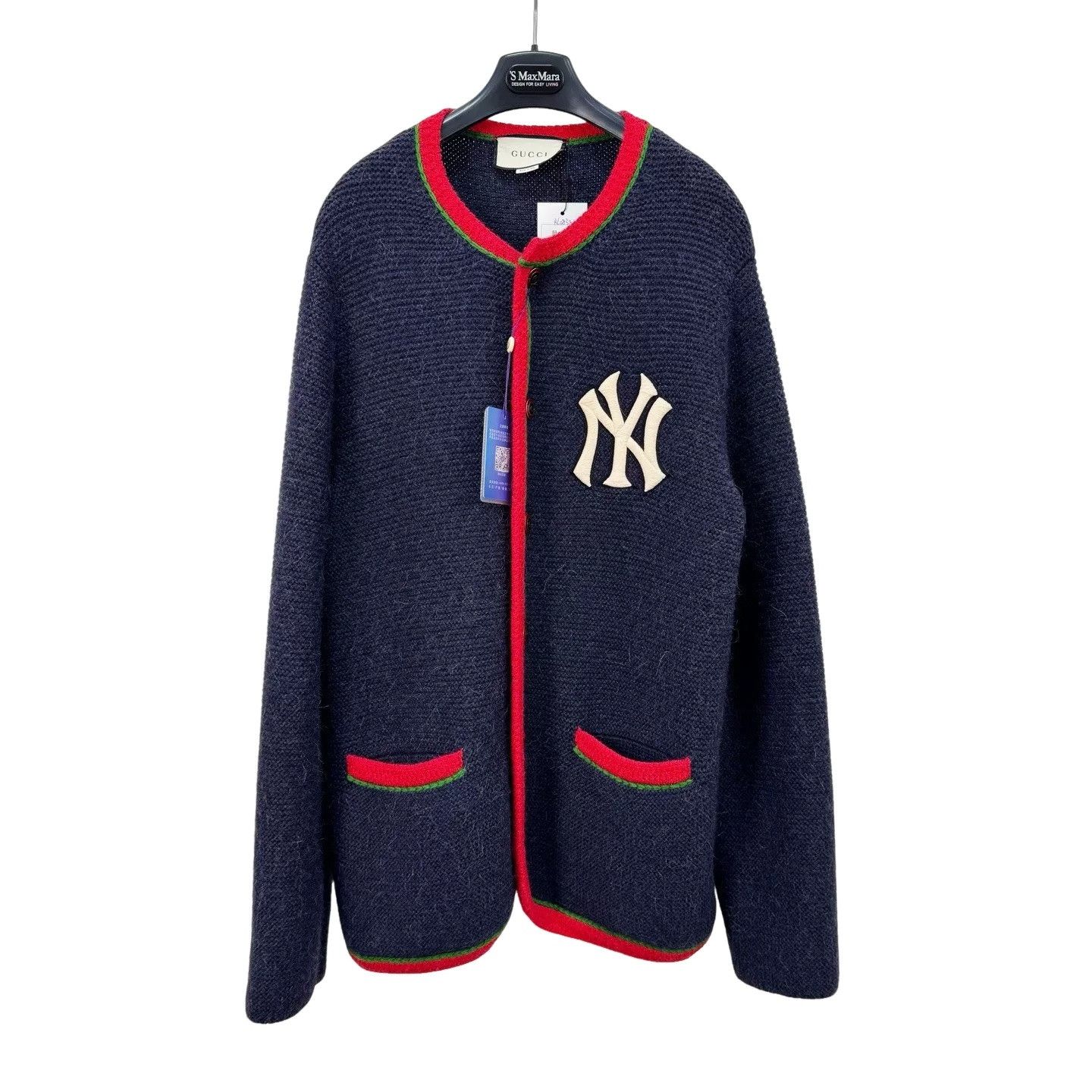 Gucci Gucci x MLB Embroidered Knit Cardigan Size L Size US L / EU 52-54 / 3 - 1 Thumbnail