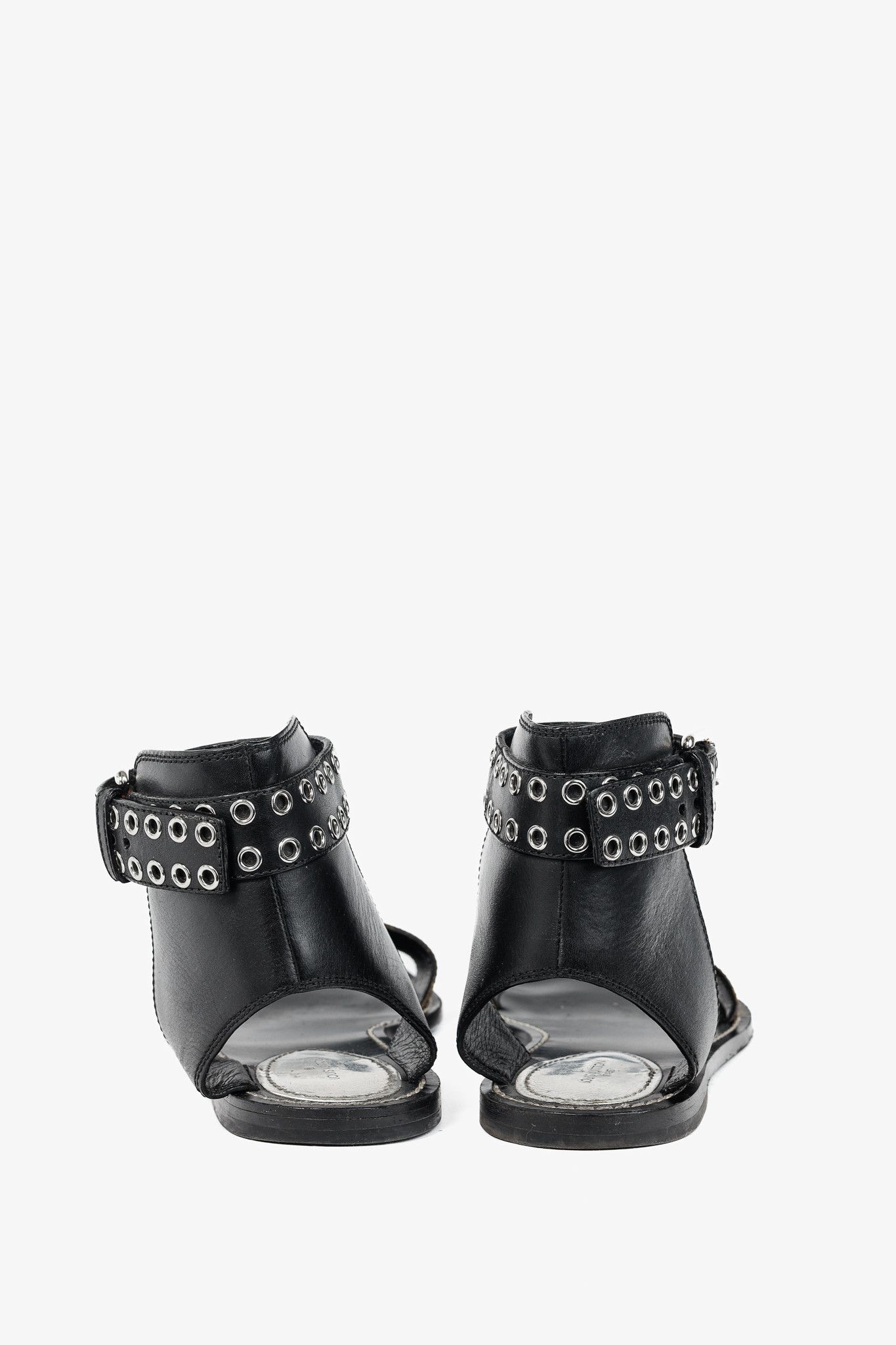 Louis Vuitton Louis Vuitton Passenger Monogram Calfskin Flat Sandals Size US 7.5 / IT 37.5 - 3 Thumbnail