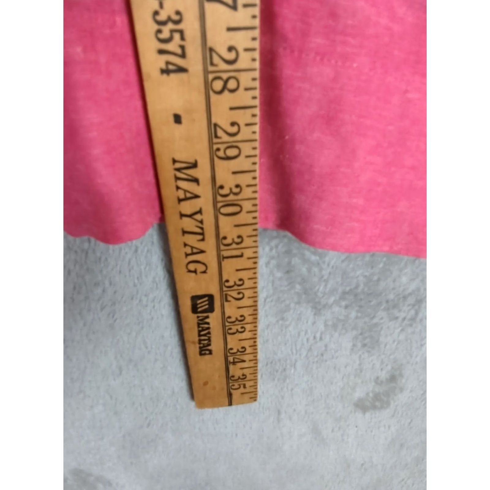 Lands' End Lands' End Pink Linen Blend Tunic Shirt Size XL 3/4 Sleeve lagenlook Casual Women Size XL / US 12-14 / IT 48-50 - 6 Thumbnail
