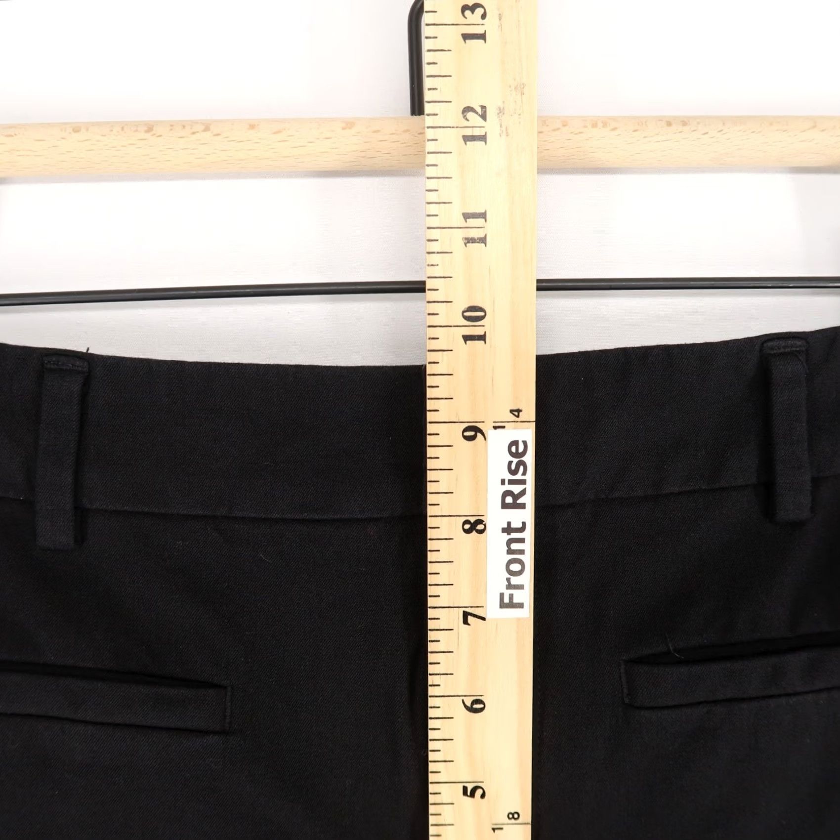 Vintage Maeve Pants Womens 2 Black The Essential Slim Kick Flare High Rise Stretch Size 26" / US 2 / IT 38 - 5 Thumbnail