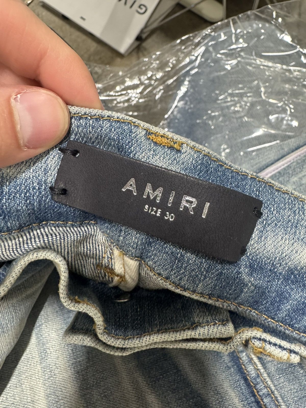 Amiri Amiri Tie Dye Art Patch Jeans Indigo NEW 1500$ Size US 30 / EU 46 - 5 Thumbnail