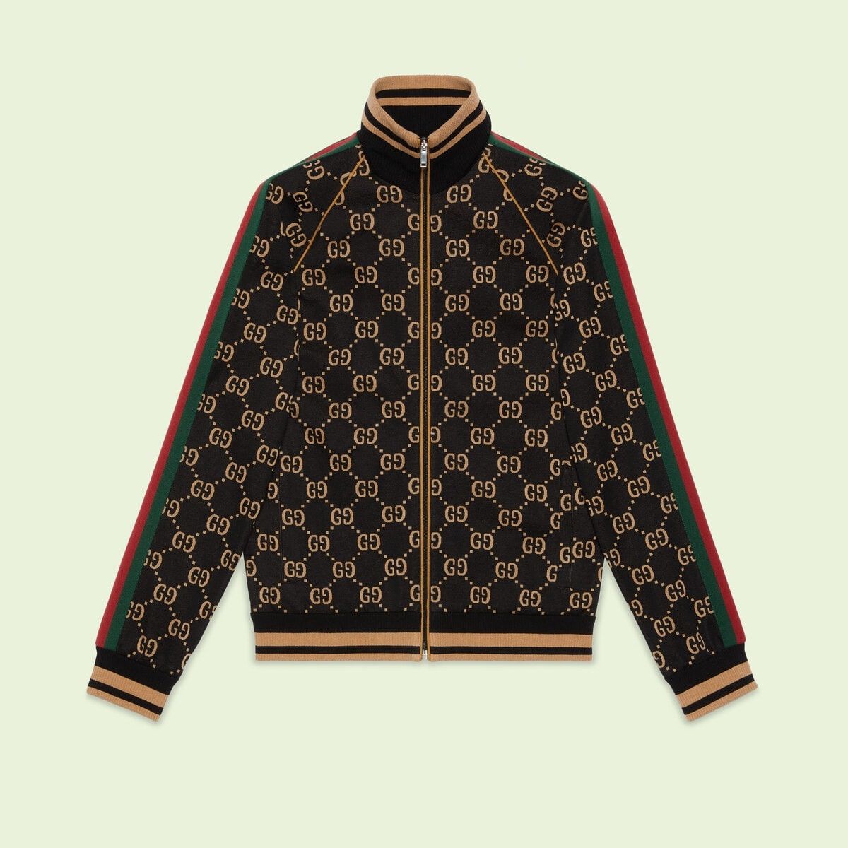 Gucci o1s1wg110725 GG Jersey Cotton Jacket in Multicolor Size US M / EU 48-50 / 2 - 1 Thumbnail