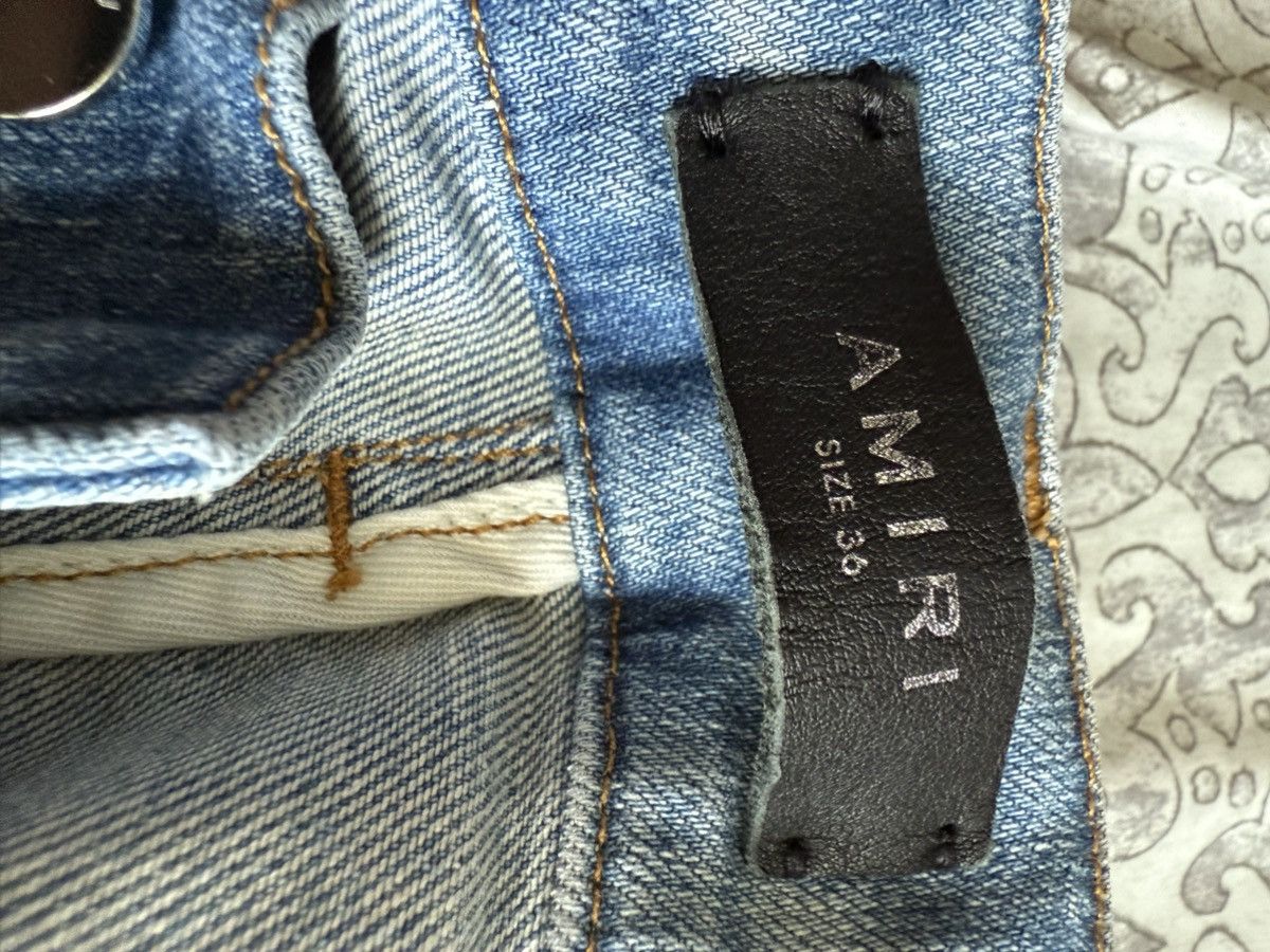 Amiri Denim Appliqué Logo Jeans