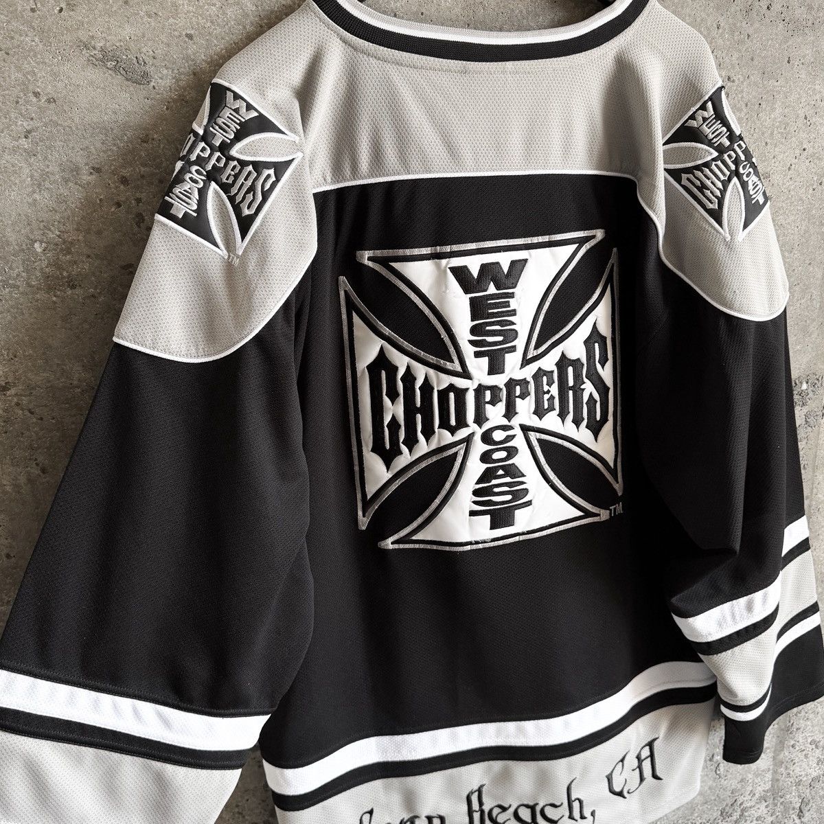 Vintage 2000’s Vintage WEST COAST CHOPPERS WCC Hockey Jersey Size US XXL / EU 58 / 5 - 1 Thumbnail