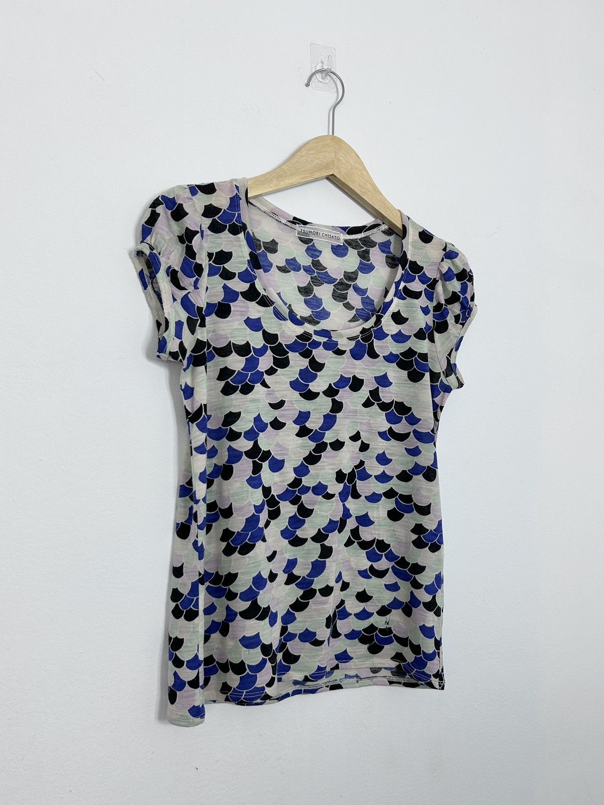 Tsumori Chisato Tsumori Chisato Fish Scale Design Multicolor T-Shirt Size M / US 6-8 / IT 42-44 - 5 Thumbnail