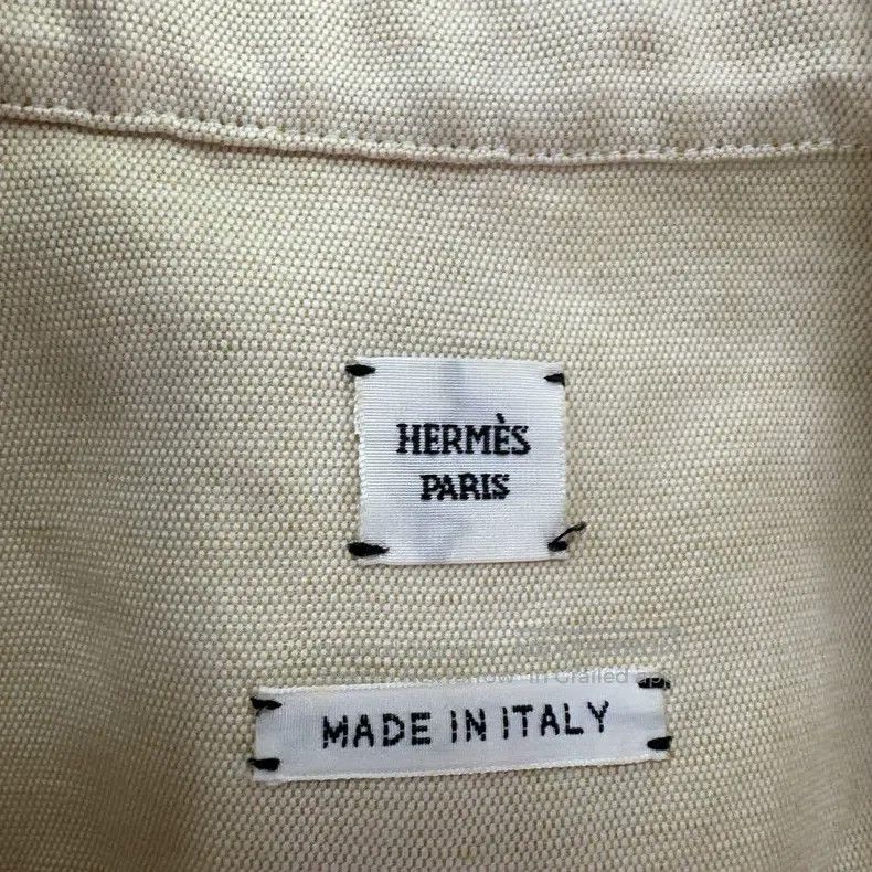 Hermes Hermes Beige cotton jumpsuit Size 24" / US 00 / IT 34 - 5 Thumbnail
