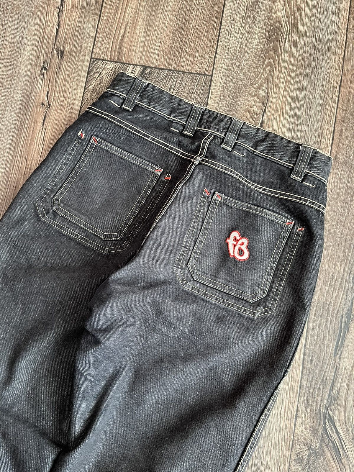 Fubu Vintage Fubu Logo Carpenter Baggy Reversible Denim Jeans Size US 30 / EU 46 - 9 Thumbnail
