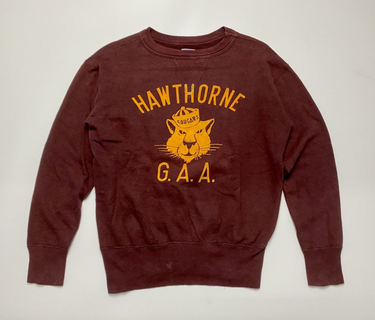 Vintage 50s Sweatshirt Design Hawthorne Dubbleworks by Warehouse Size US S / EU 44-46 / 1 - 1 Thumbnail