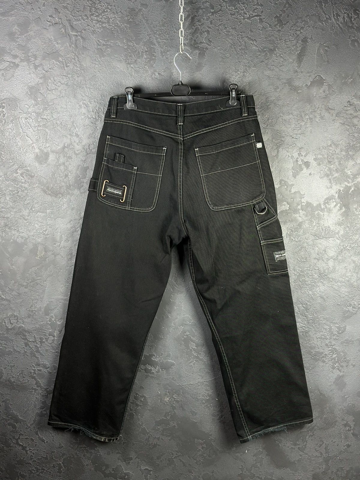 JNCO × Japanese Brand × Vintage Vintage Y2K Paco Baggy Wide Leg Jnco Style Cargo Jeans Size US 34 / EU 50 - 3 Thumbnail