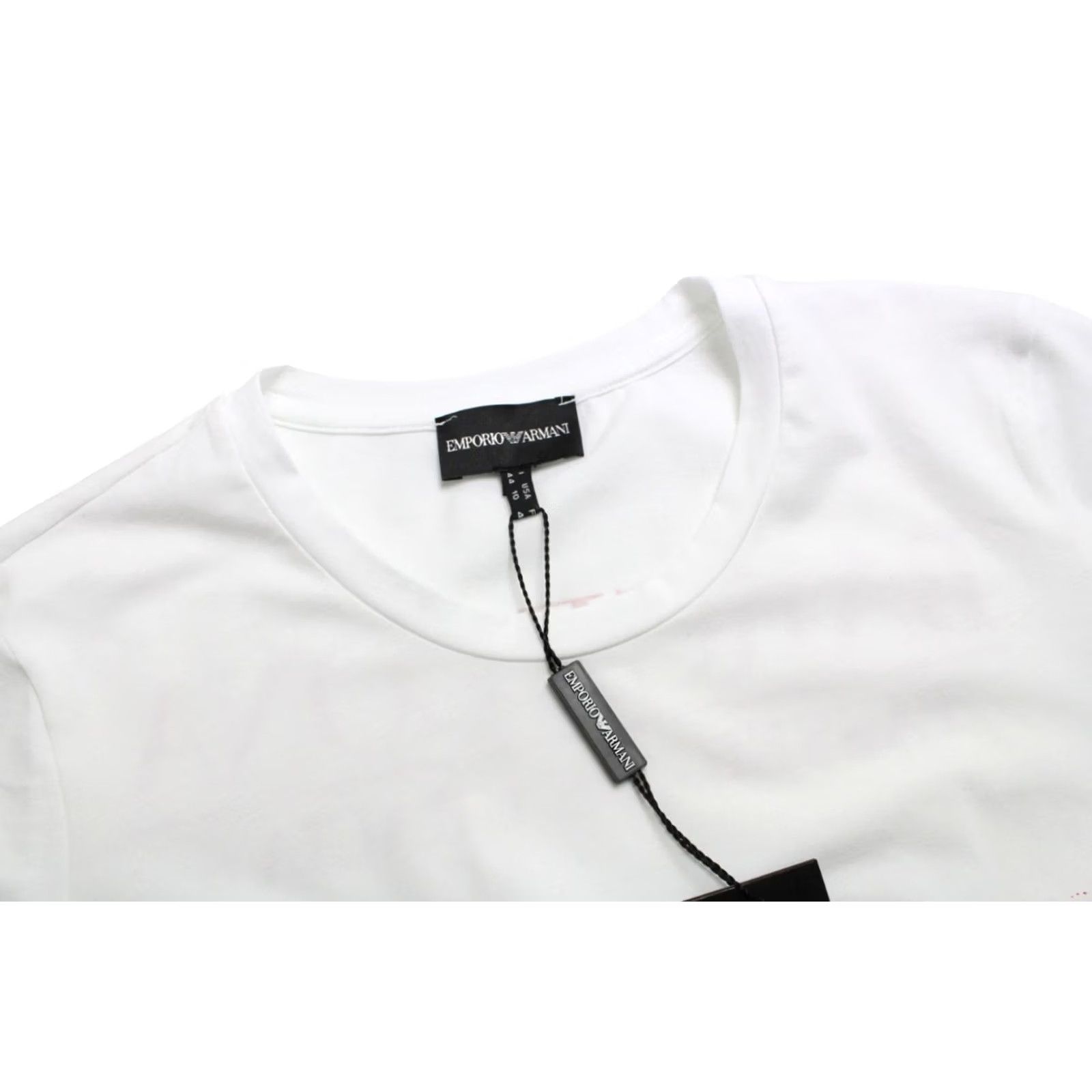 Emporio Armani Emporio Armani Barcelona T-Shirt Women's UK 14 White Round Neck Pullover Stretch Shirt Womens UK 14 White Size XL / US 12-14 / IT 48-50 - 4 Thumbnail