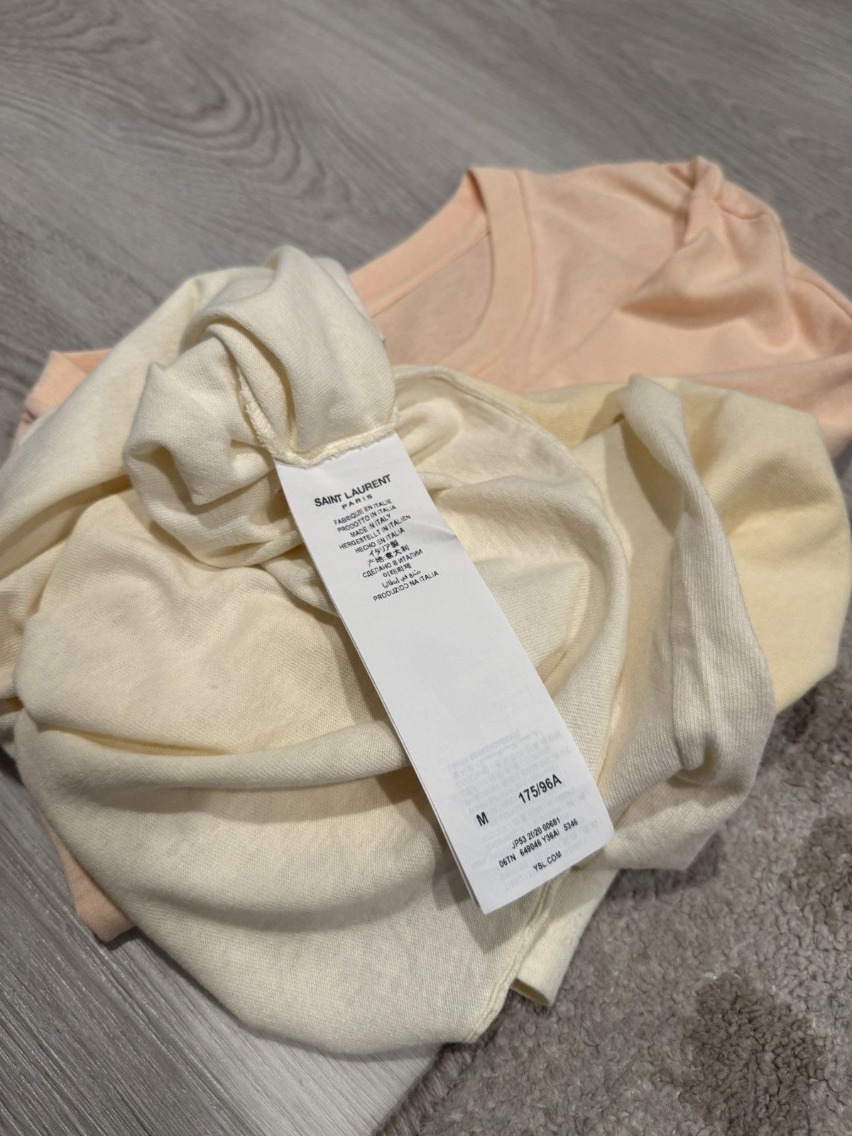 Saint Laurent Paris s/s 2020 gradient t shirt!! Size US M / EU 48-50 / 2 - 7 Thumbnail