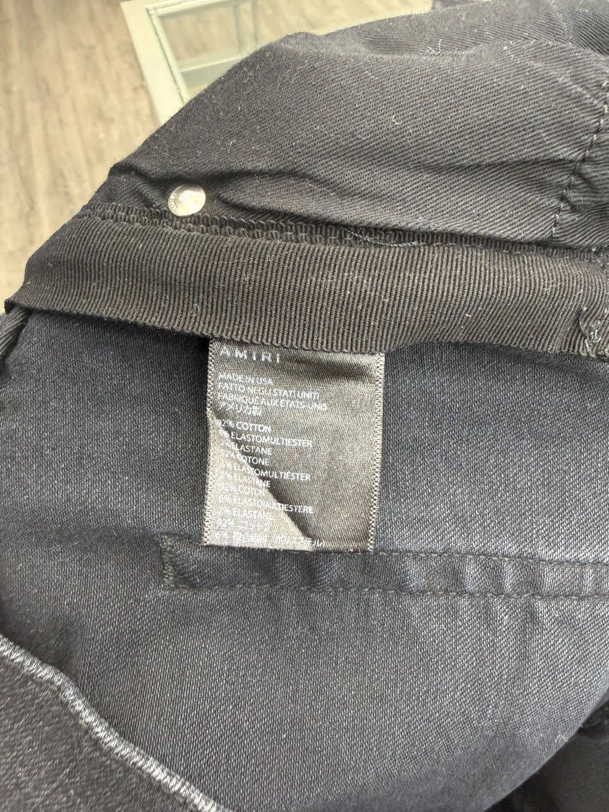 Amiri Amiri MX1 - Glitter Patched (Black) Size US 36 / EU 52 - 6 Thumbnail