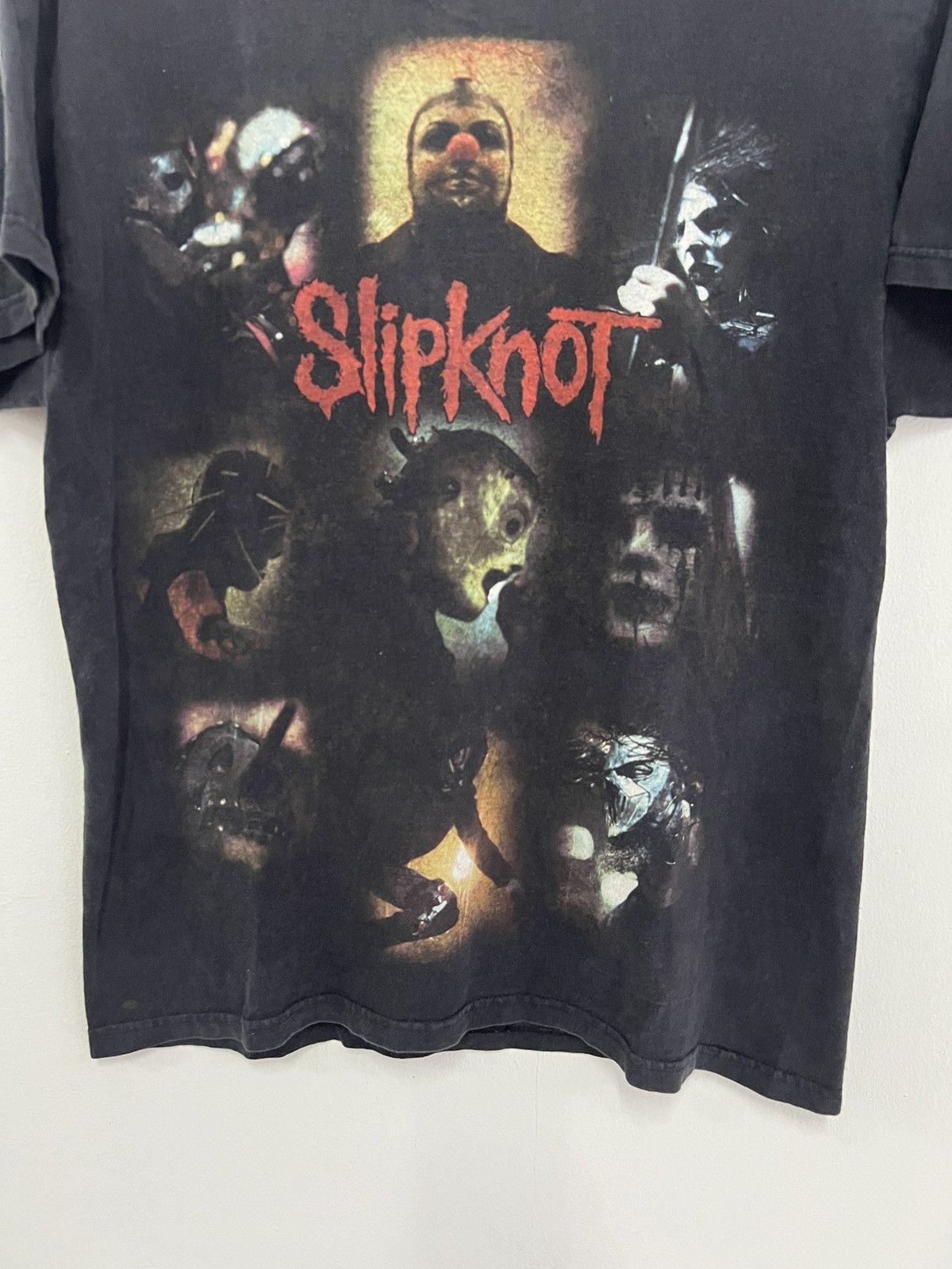 Band Tees × Slipknot × Vintage Vintage Y2K Slipknot AOP Sickness Album Heavy Metal Shirt Size US M / EU 48-50 / 2 - 3 Thumbnail