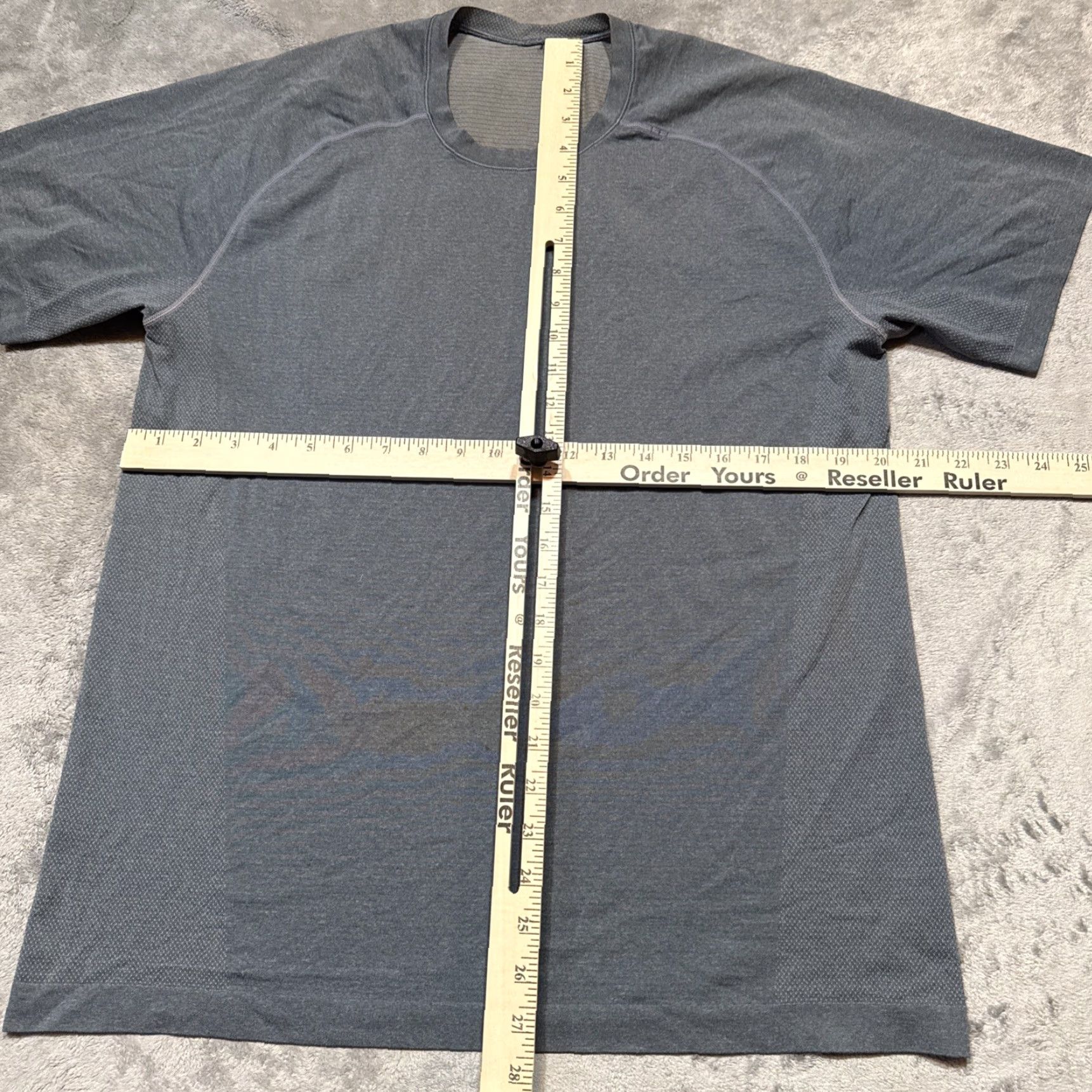 Lululemon Lululemon Metal Vent Tech Shirt Mens Large Blue Short Sleeve Size US L / EU 52-54 / 3 - 4 Thumbnail