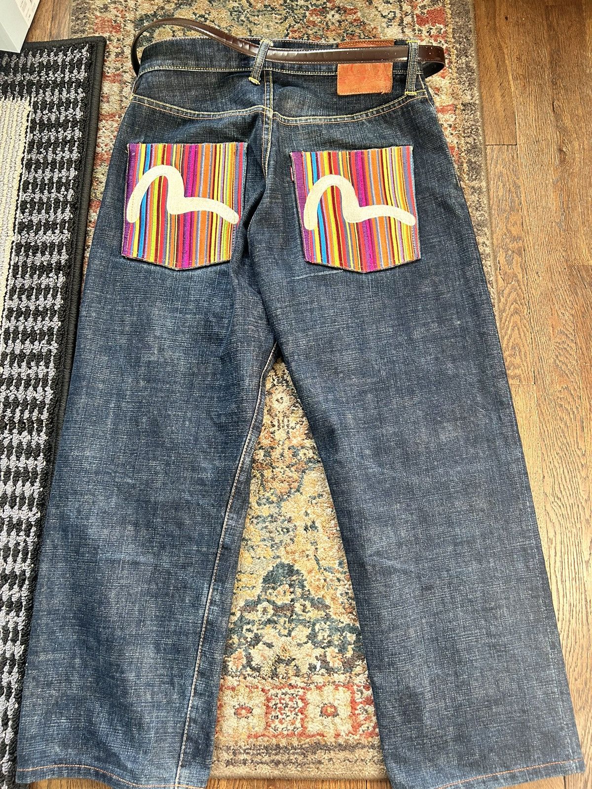 image of Evisu Jeans in Blue, Men's (Size 32)